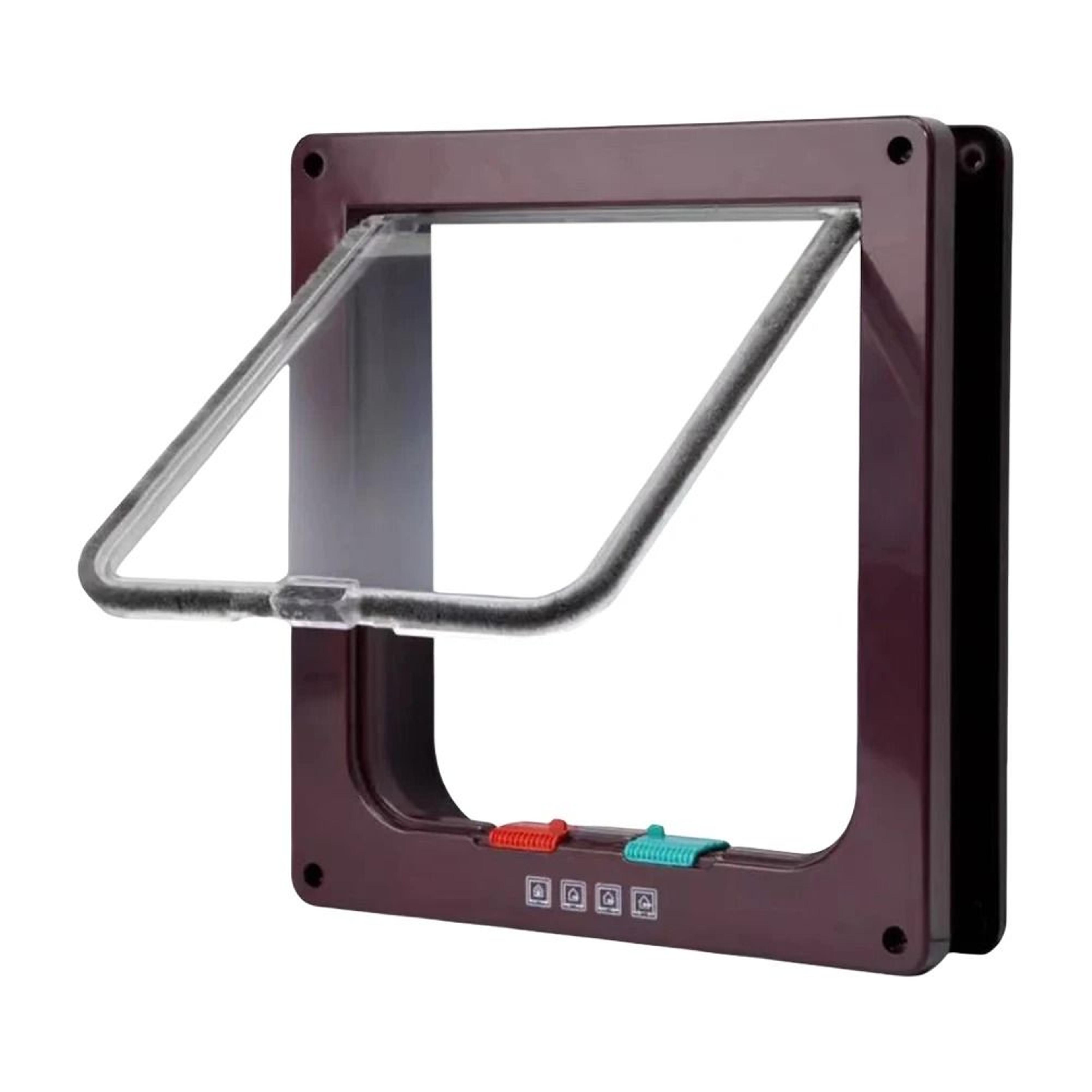 4 Way Lock Cat Flap Door For Kittens And Small Pets 2