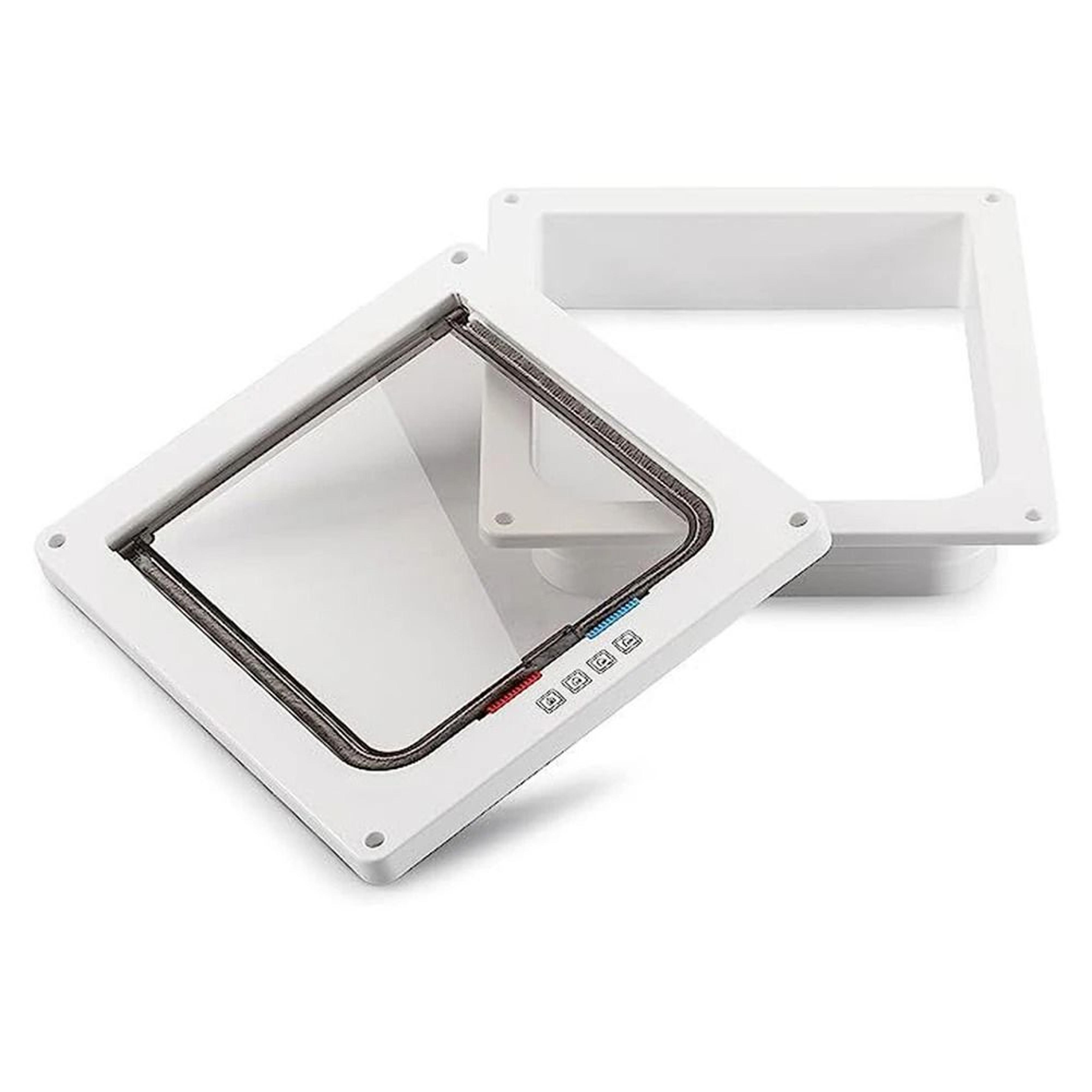 4 way lock cat flap door for kittens and small pets