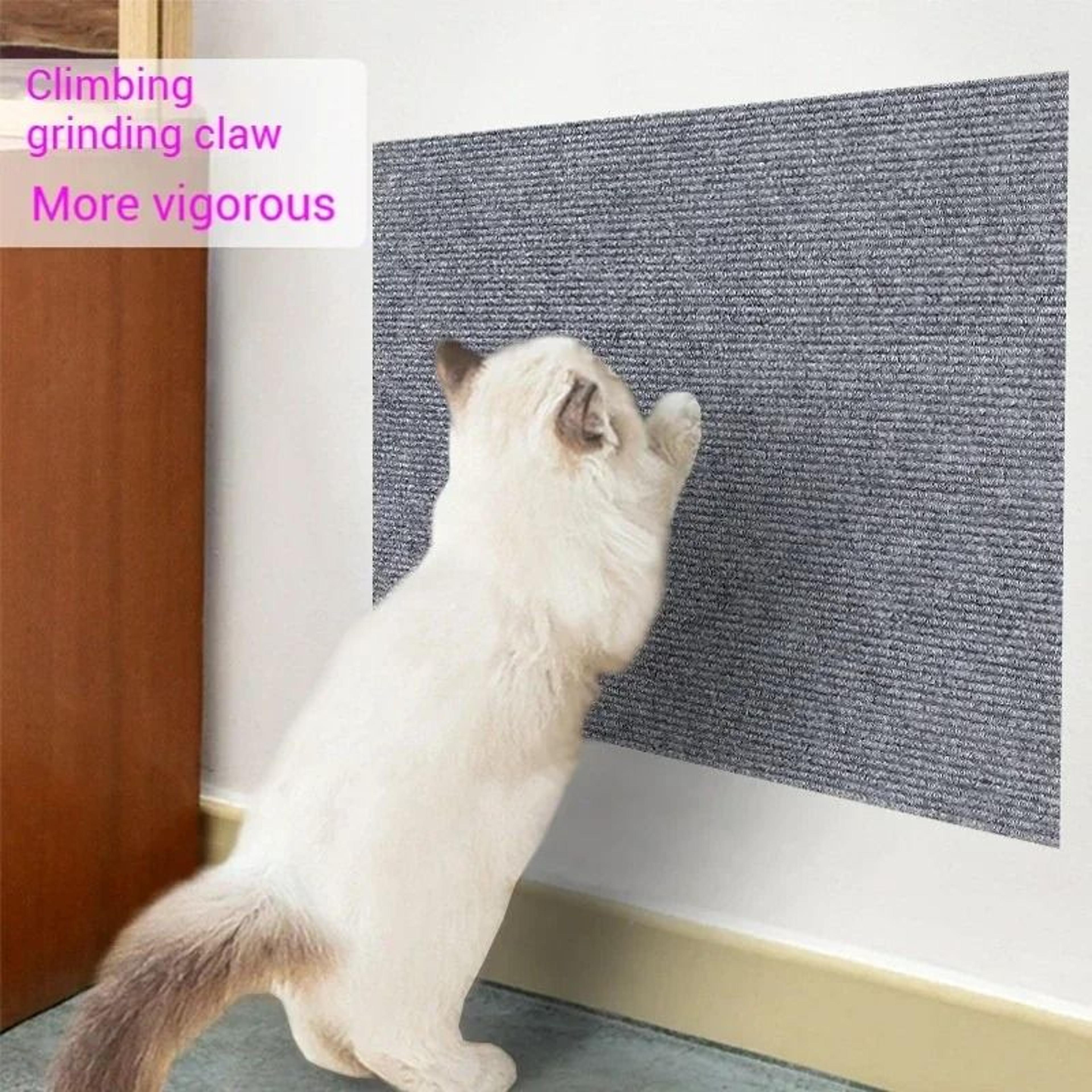 Self Adhesive Cat Scratching Mat For Sofa Protection Wall Play And Claw Care 2