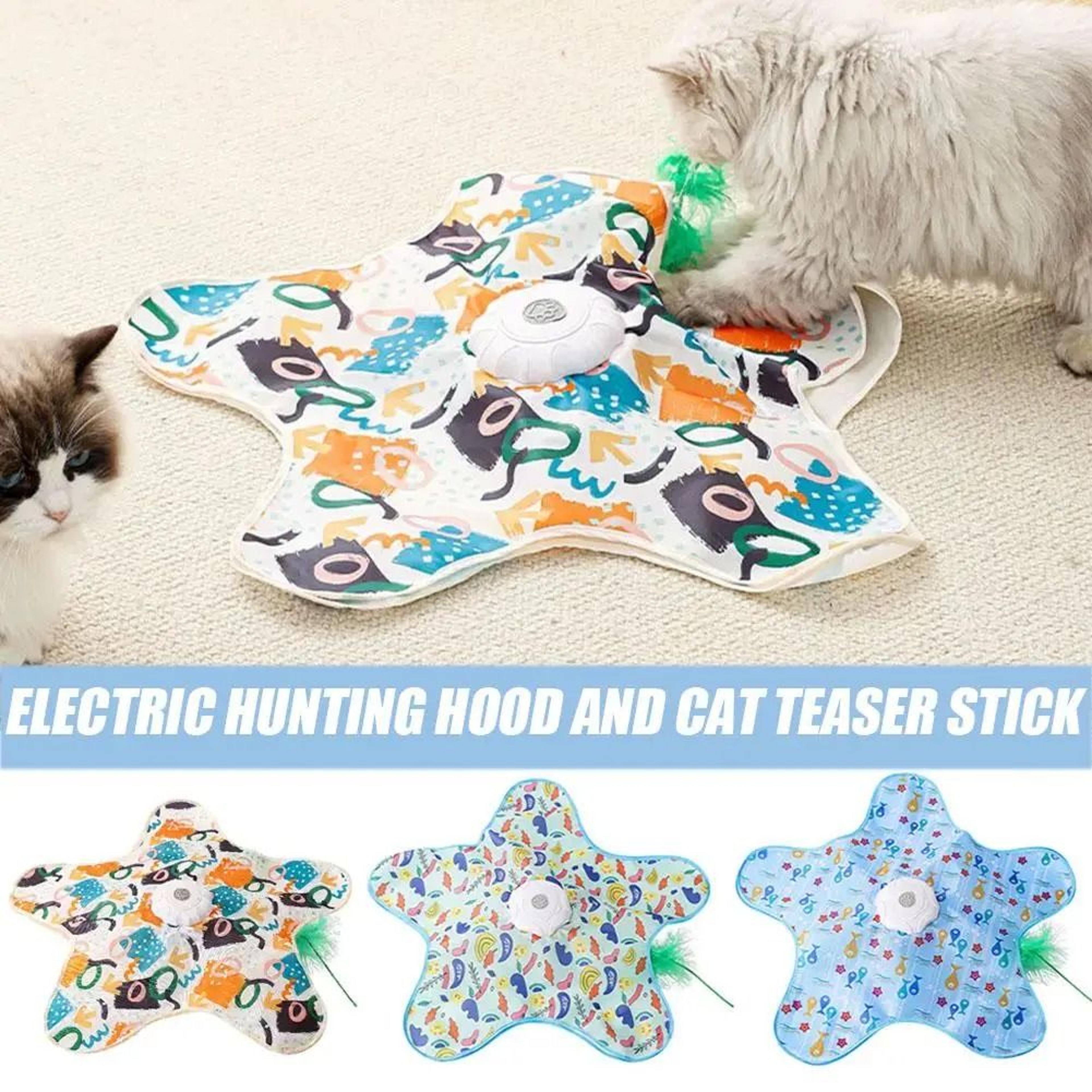 Automatic Cat Turntable Toy With Moving Feather 4