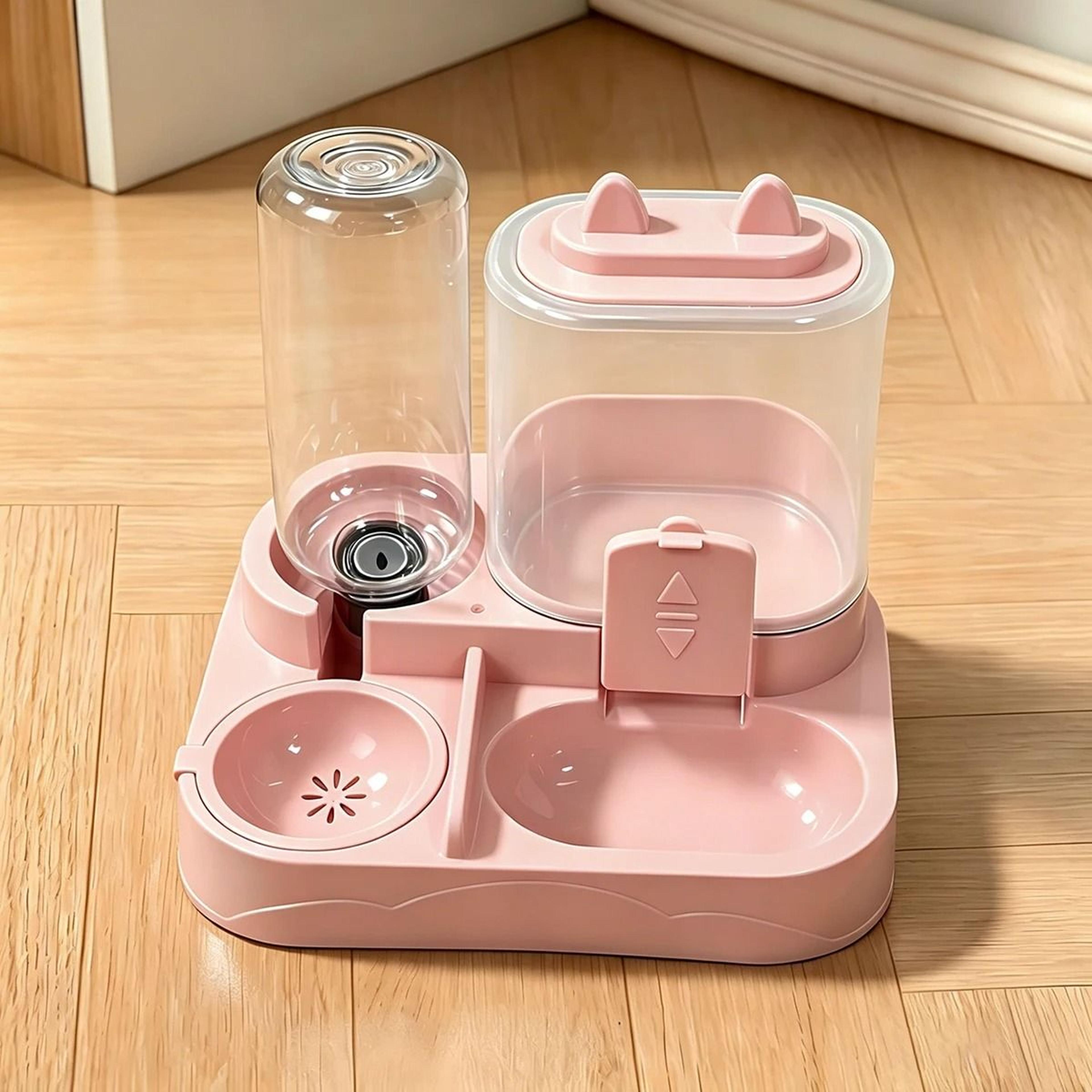 Large 2 In 1 Pet Feeder And Water Dispenser 2