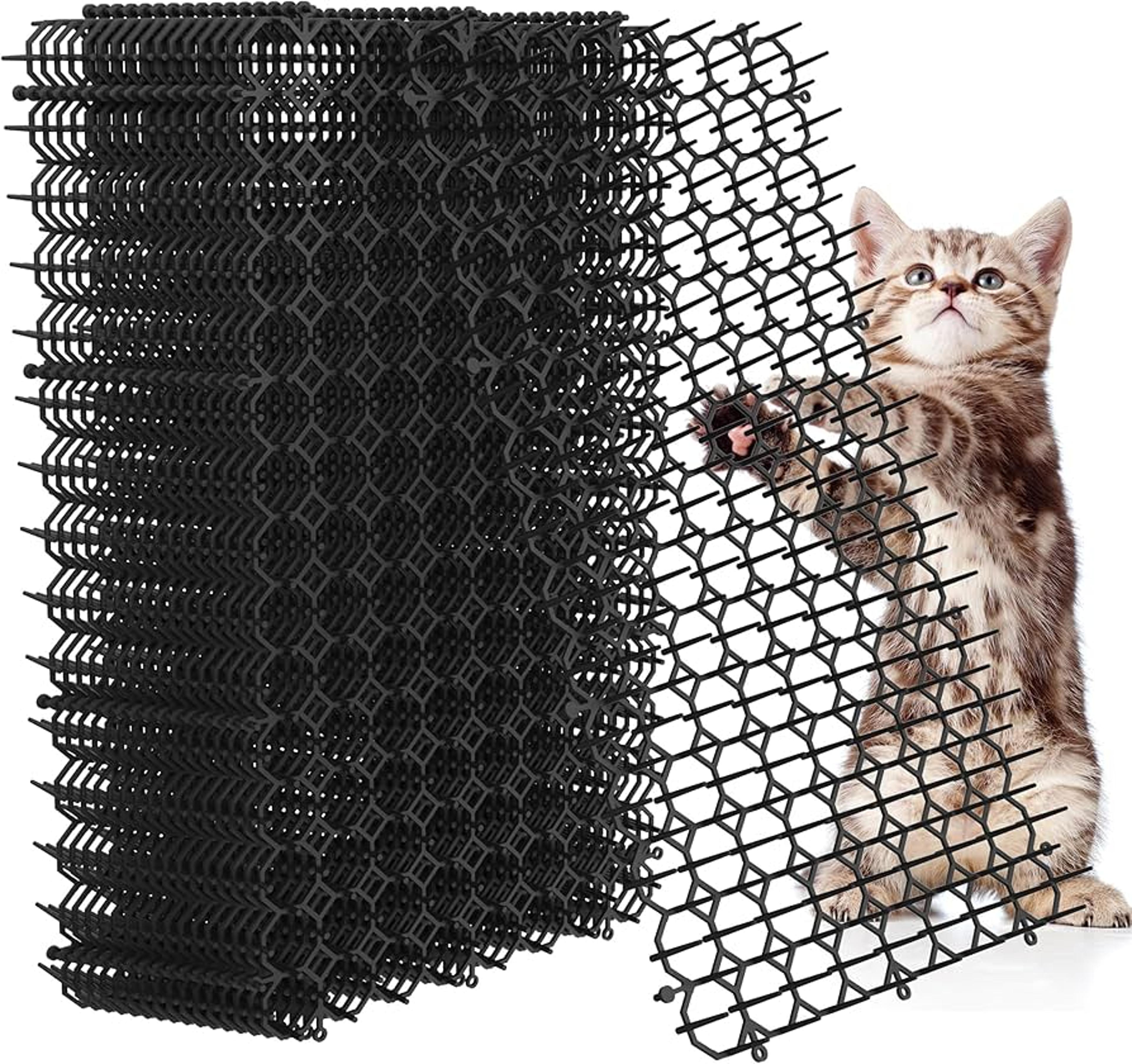 Garden Cat Scat Mat Plastic Prickle Strip For Digging And Pest Deterrent 1