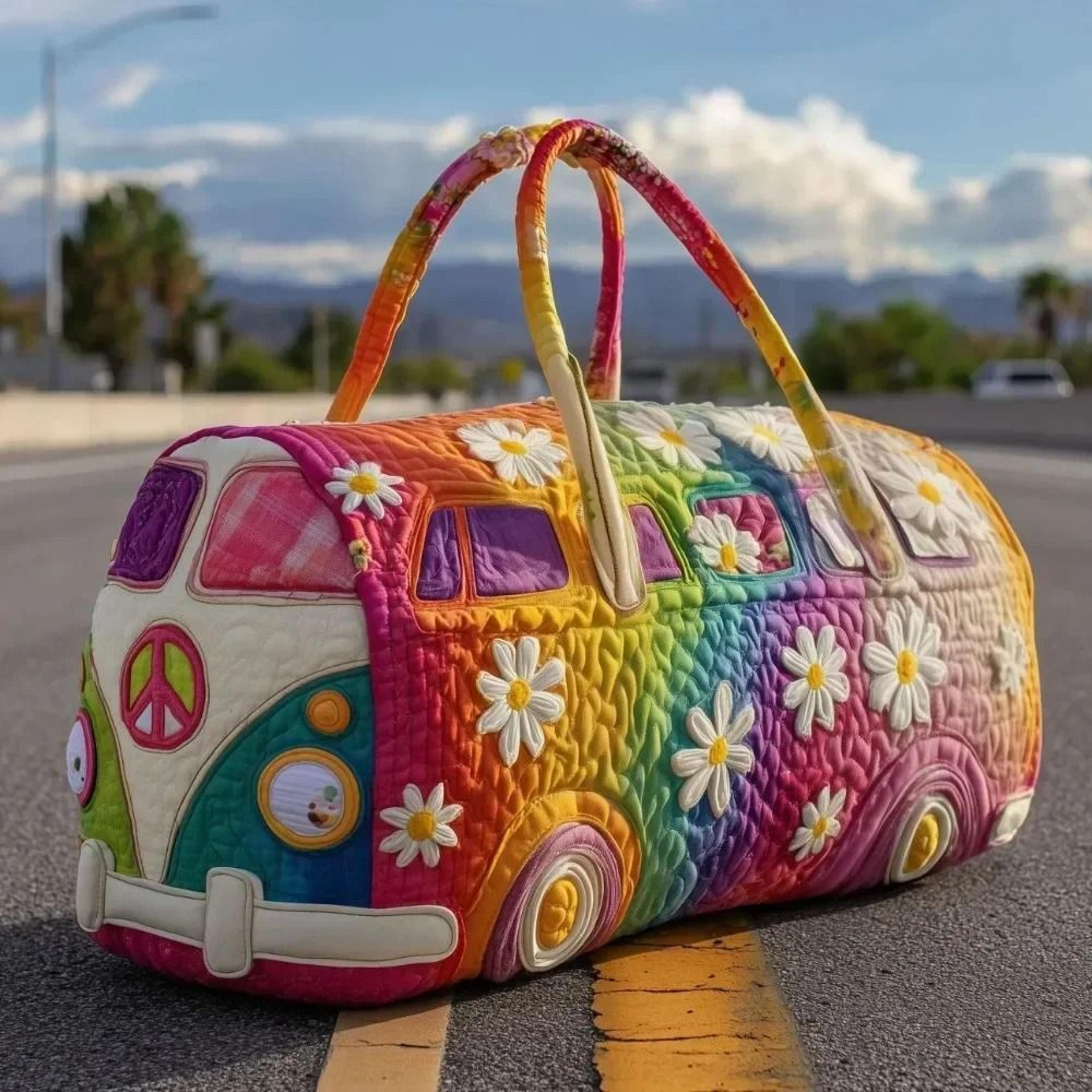 Large Quilted Duffle Bag With Adjustable Strap For Short Travel And Daily Carry 16