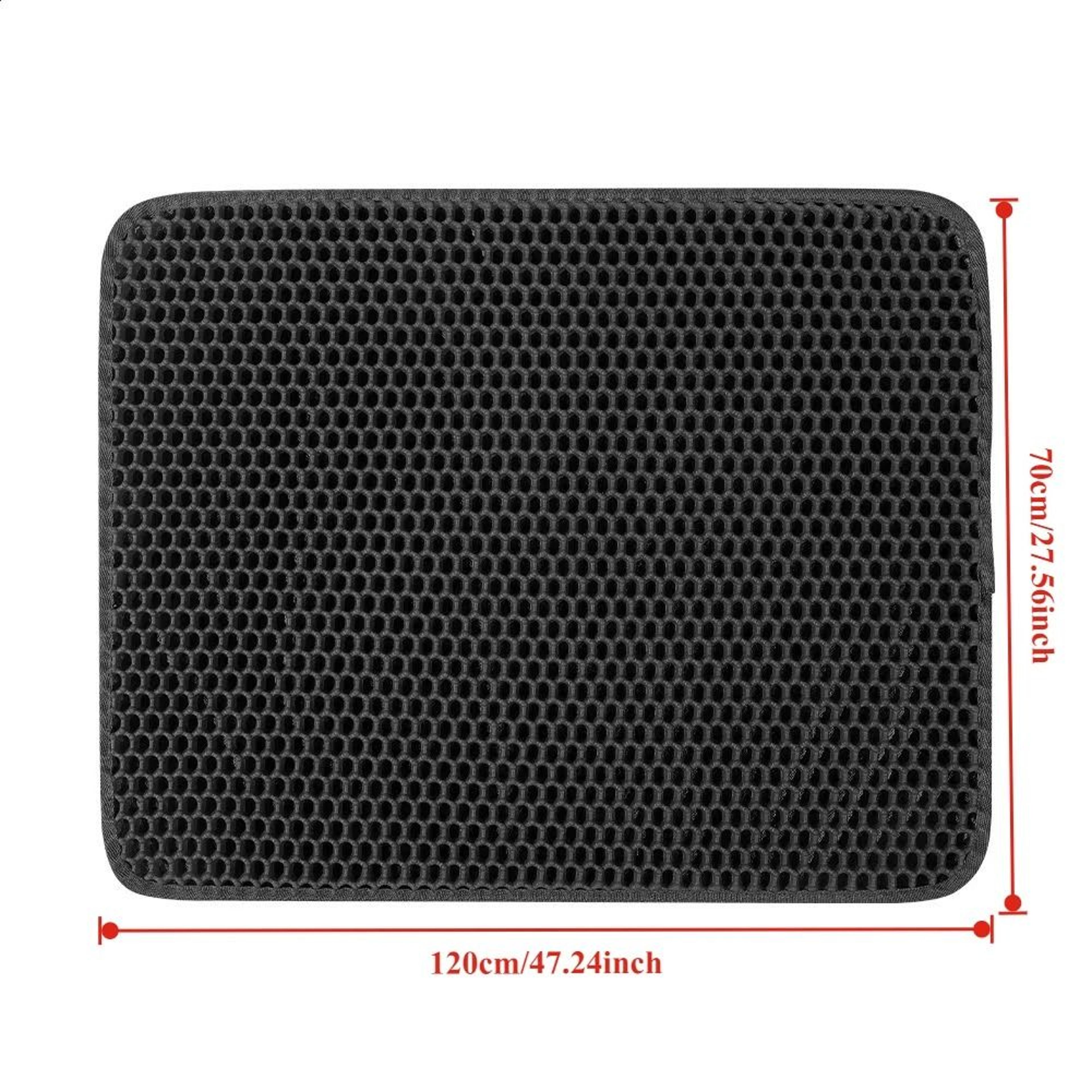 Large Waterproof Double Layer Cat Litter Mat For Clean Litter Box Floors 1