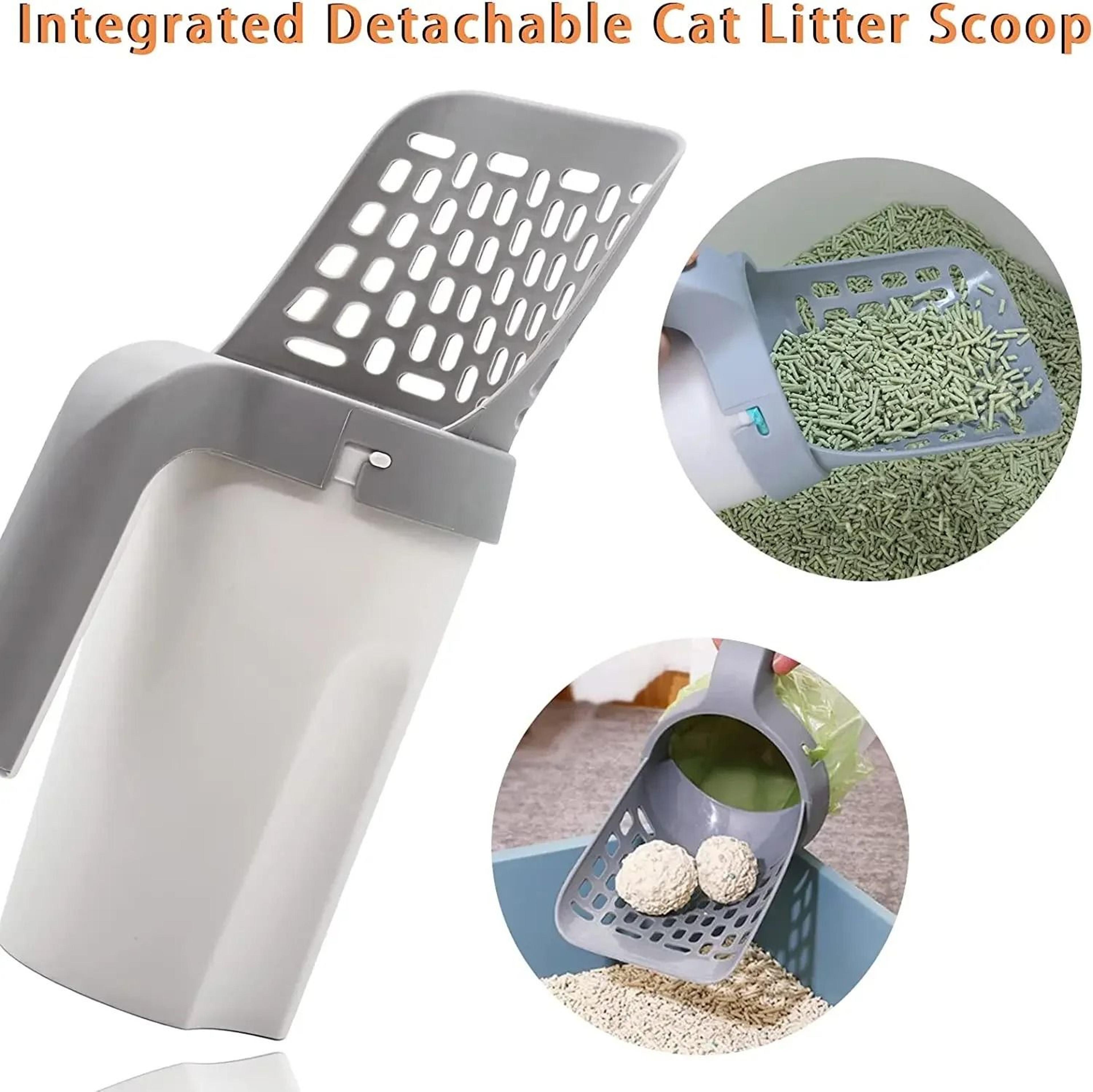 Cat Litter Scoop With Refill Bags For Cleaner Faster Waste Disposal 10