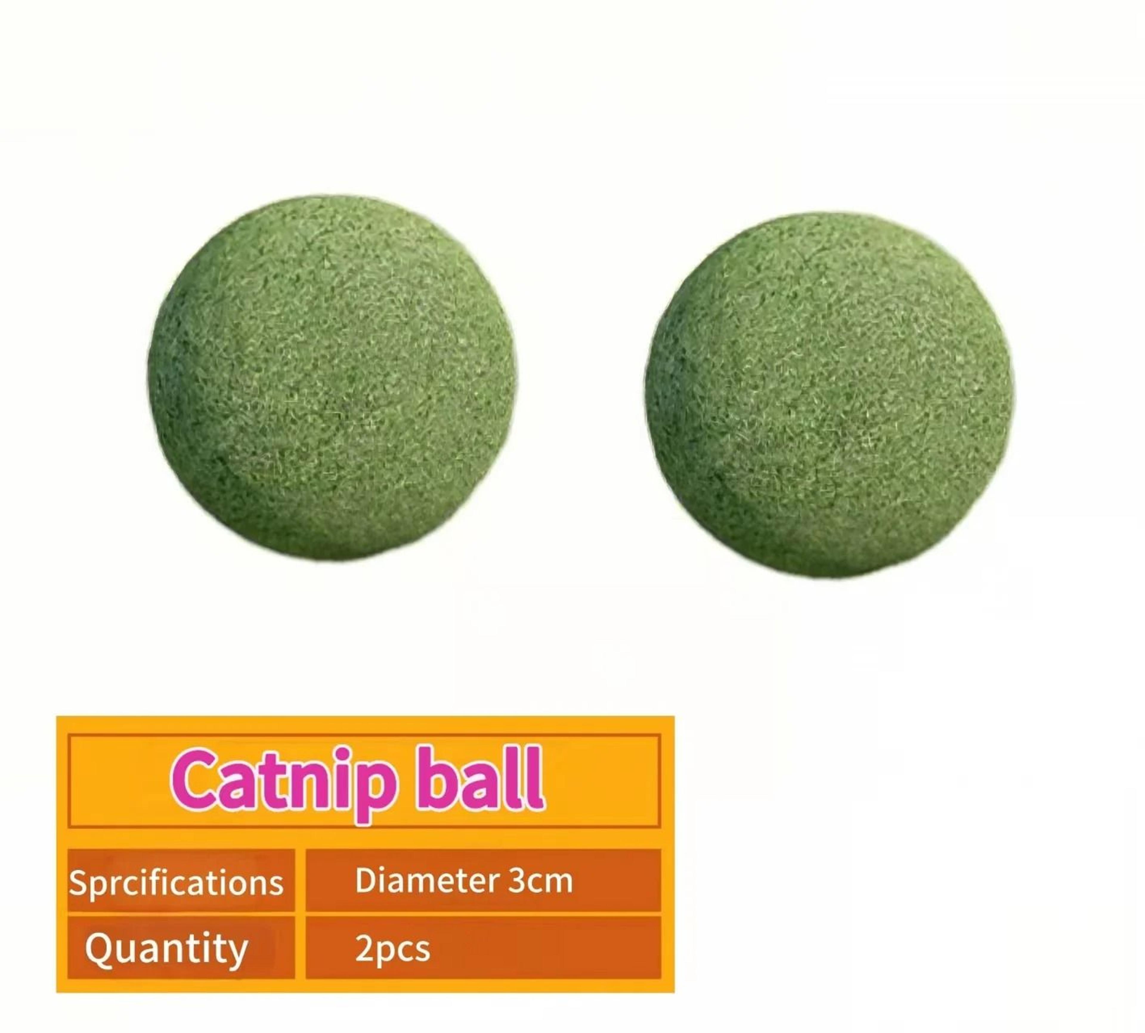 Natural Catnip Wall Ball Toy For Licking Biting Teeth Cleaning And Play 1