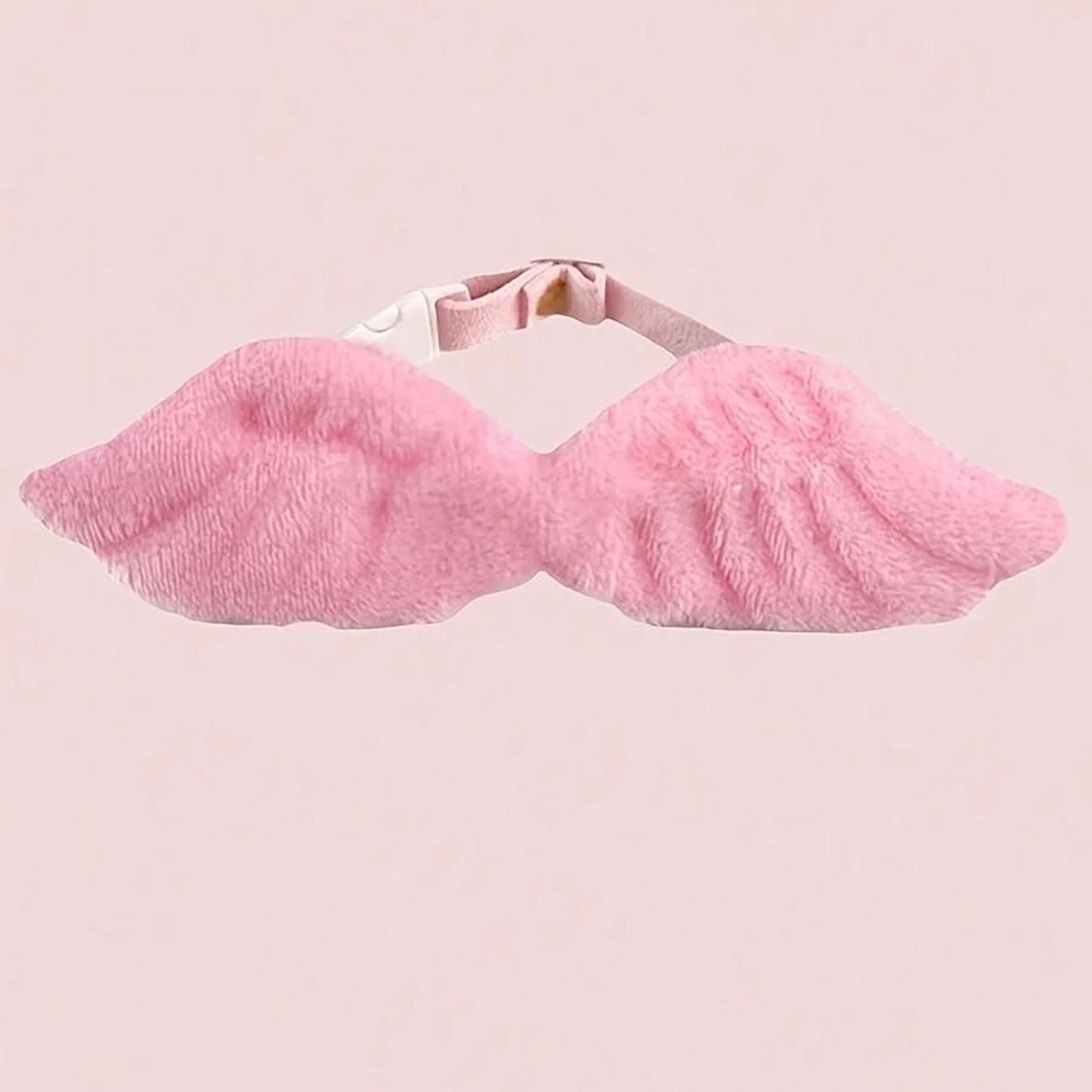 Pet Wing Costume Collar With Bow Tie For Holiday Photos And Cute Dress Up 1