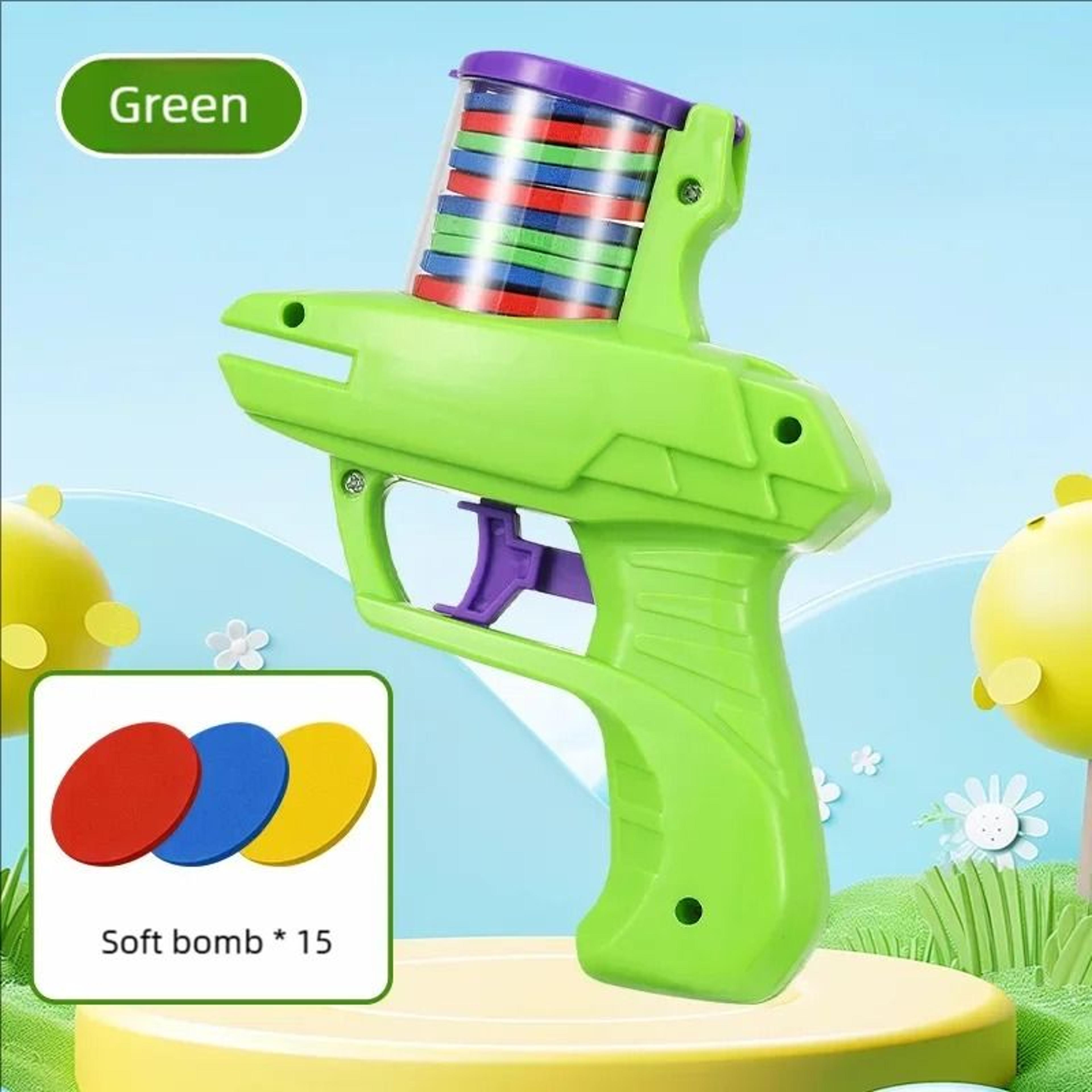 Interactive Pet Disc Launcher Toy With Colorful Flying Discs For Chase Training 2