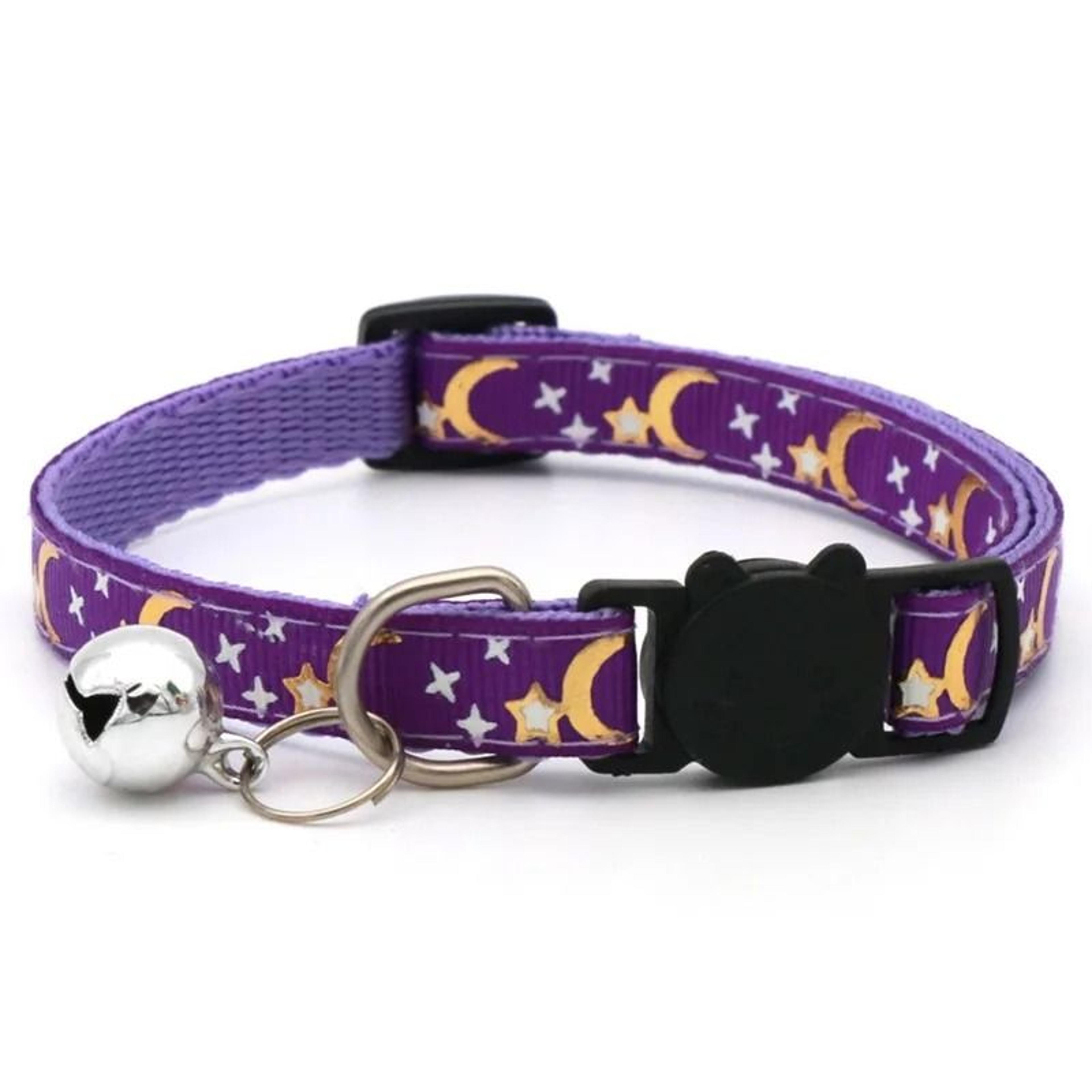 Adjustable Footprint Breakaway Cat Collar With Bell For Kittens Puppies And Small Dogs 4