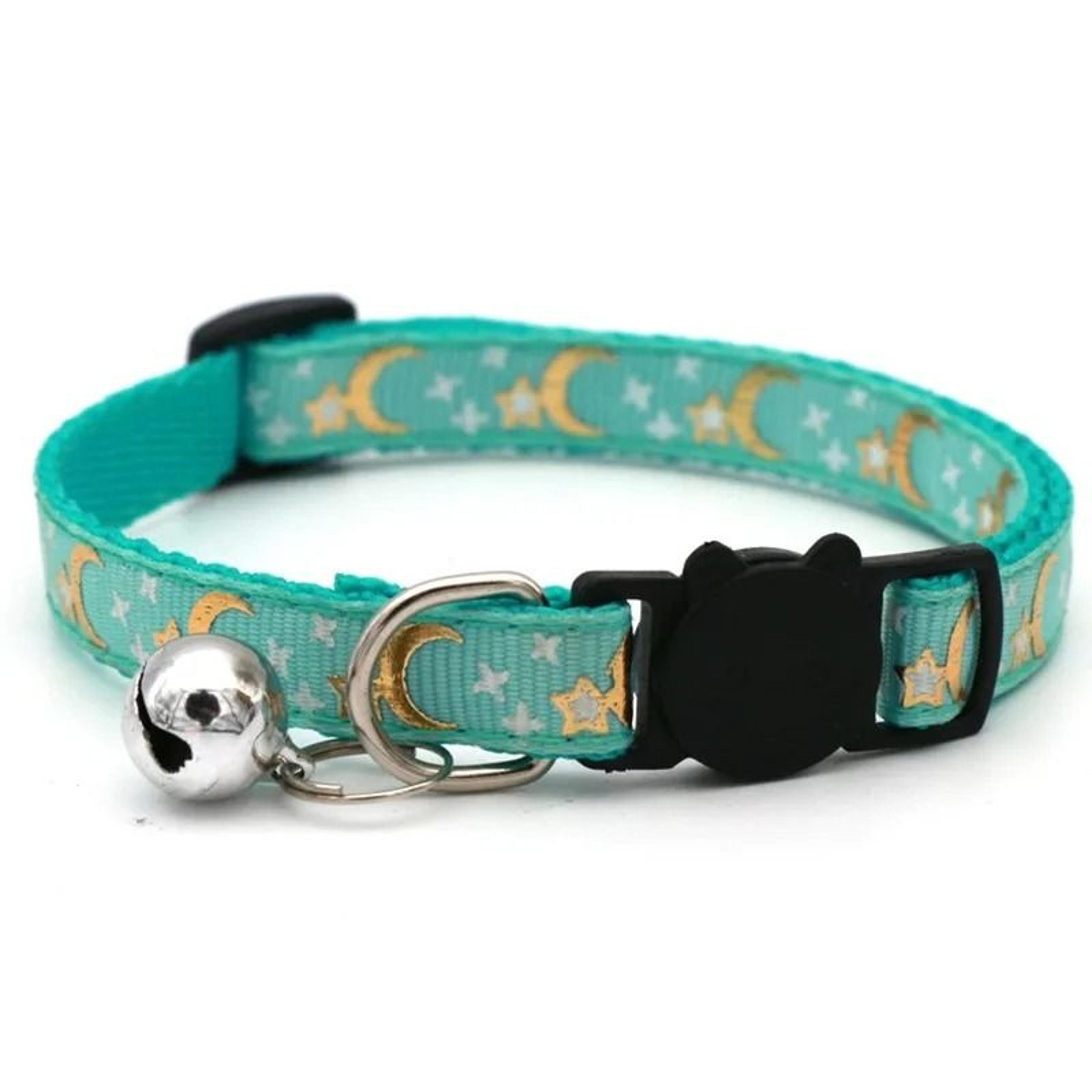 Adjustable Footprint Breakaway Cat Collar With Bell For Kittens Puppies And Small Dogs 5