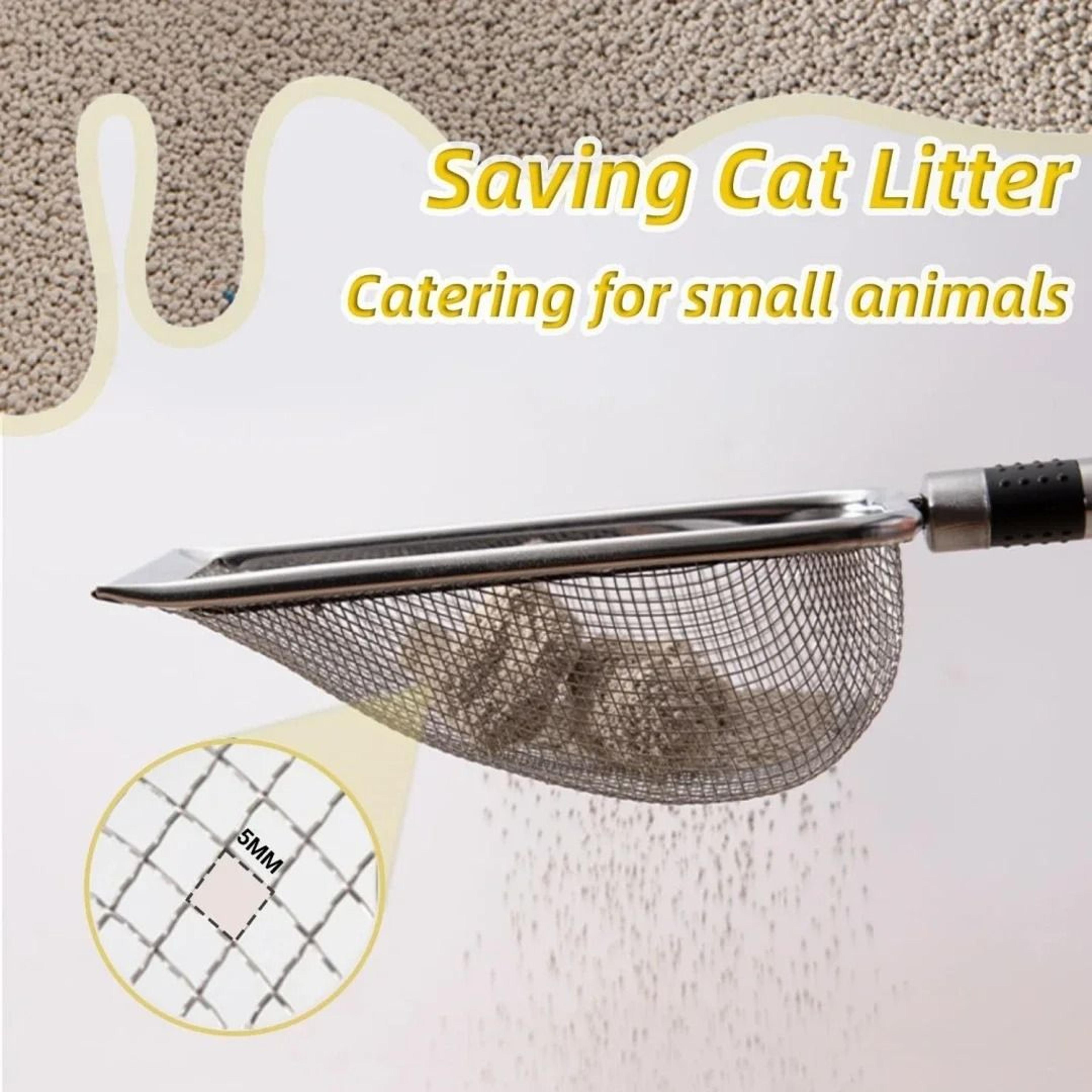 Heavy Duty Metal Cat Litter Scoop With Durable Handle For Easy Cleaning 2