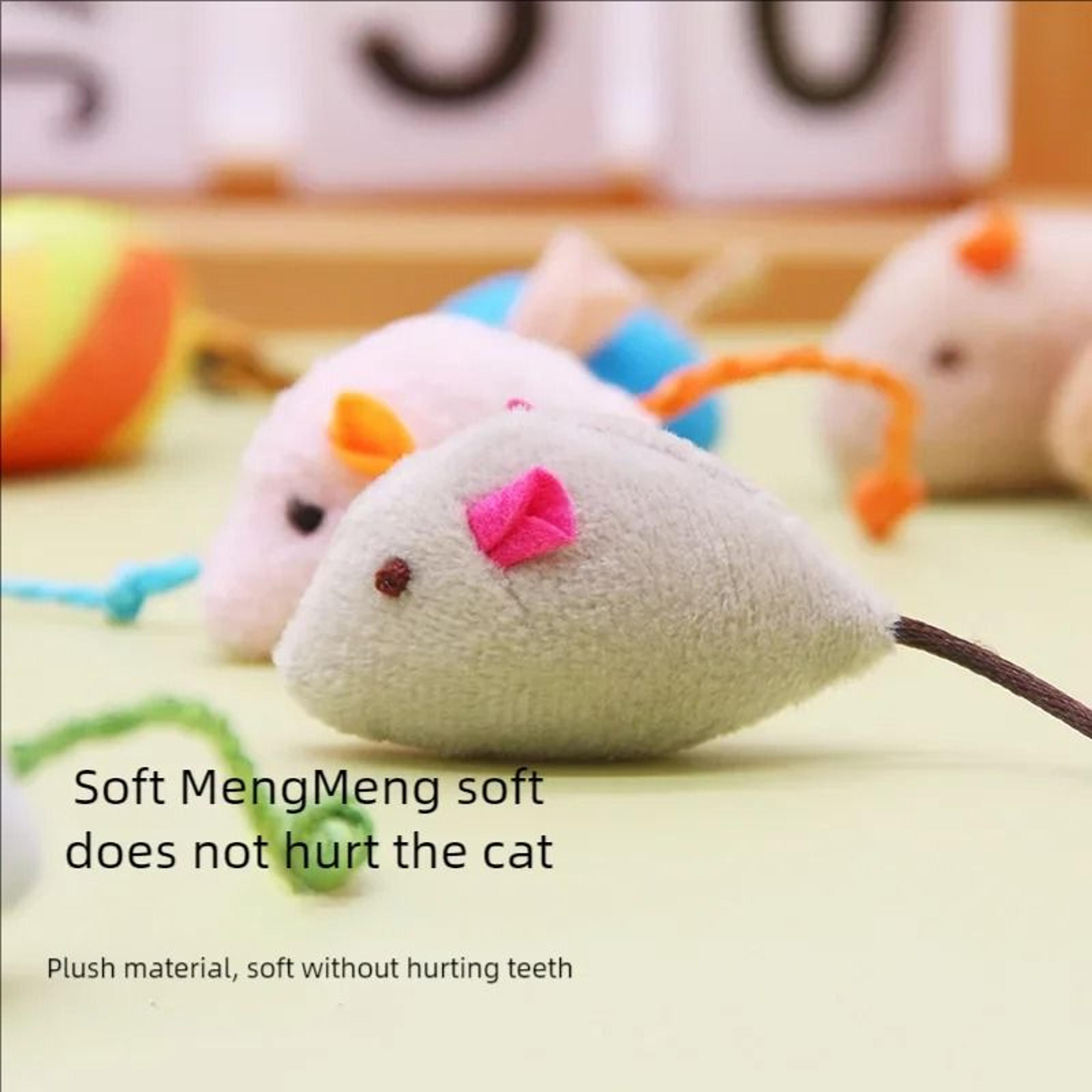 Catnip Plush Mouse Cat Toy For Kitten Chasing Chewing And Indoor Play 6