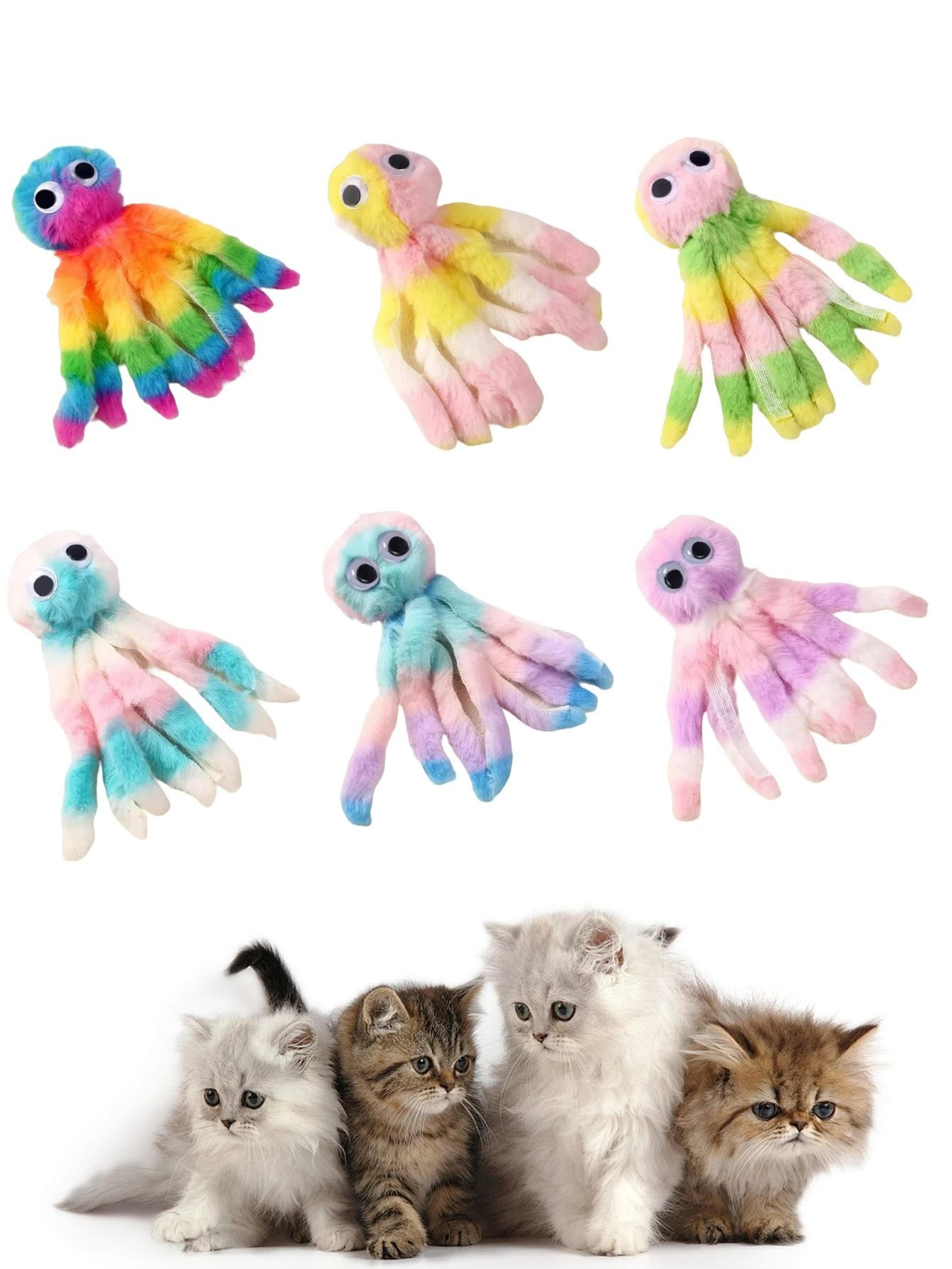 Plush Octopus Cat Toy Replacement Head For Chewing Kicking And Interactive Play 7