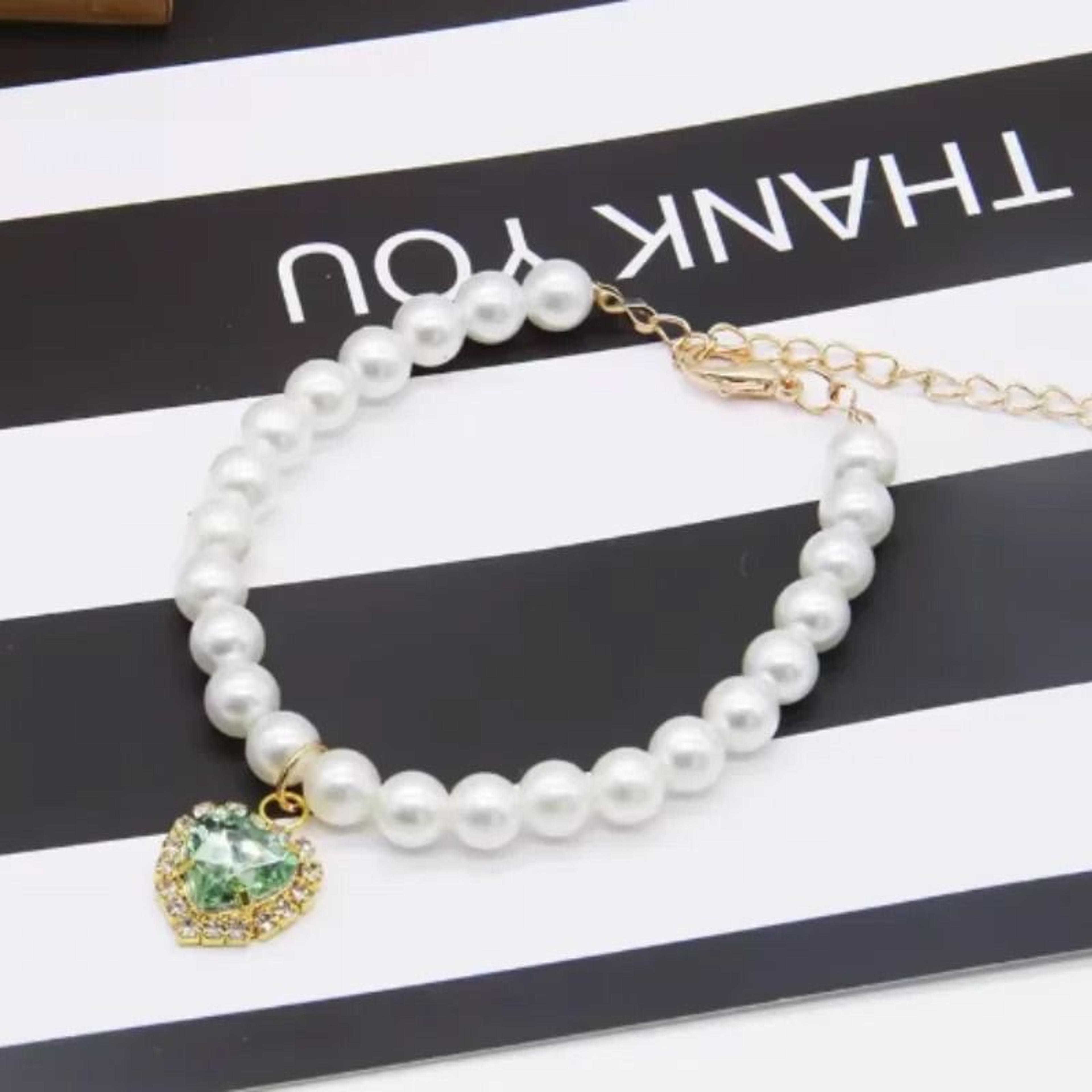 Adjustable Pearl Cat Collar Necklace For Kittens 9