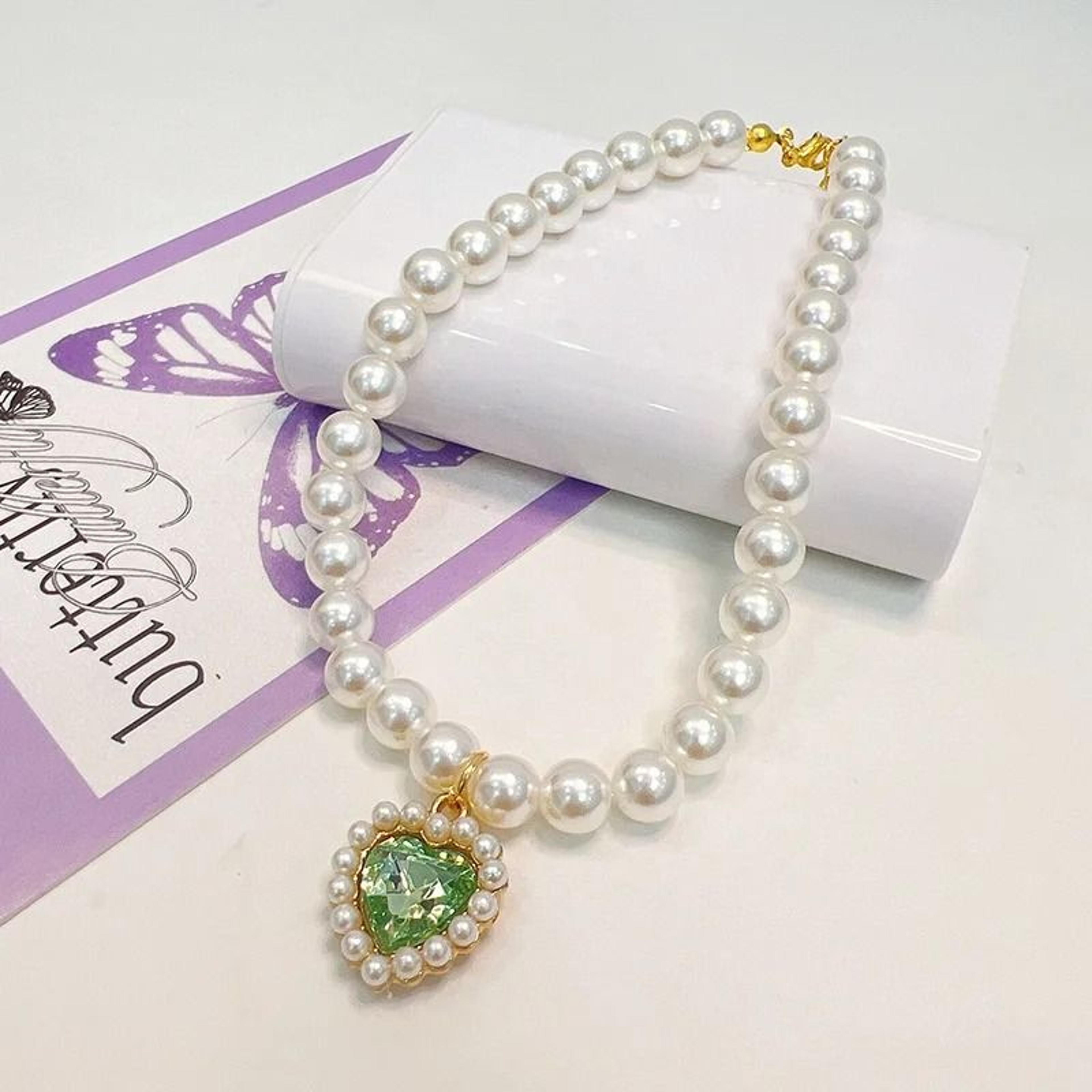 Adjustable Pearl Cat Collar Necklace For Kittens 4