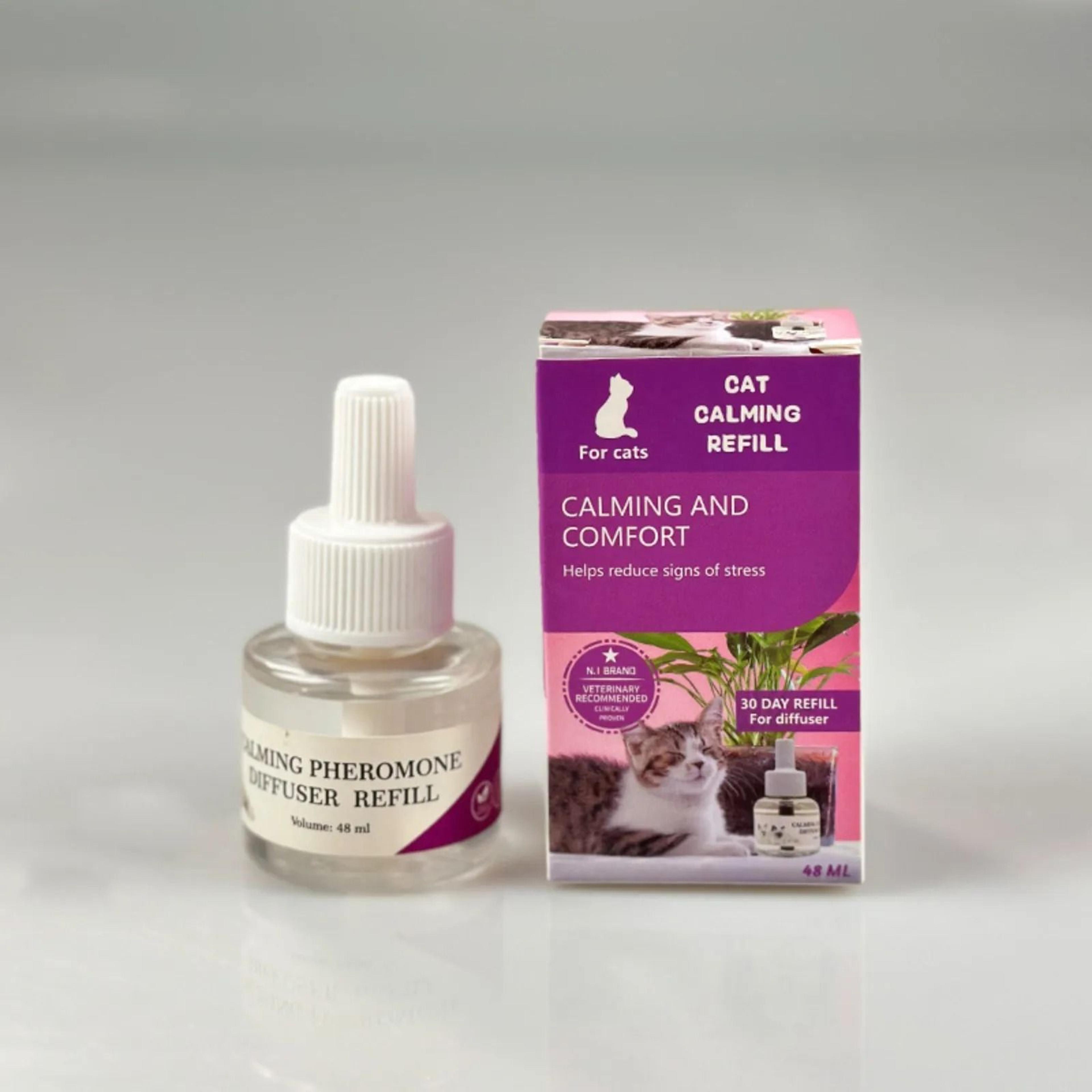 Cat Pheromone Diffuser 48ml Plug In Starter Kit For Stress Relief And Relaxing Home 3