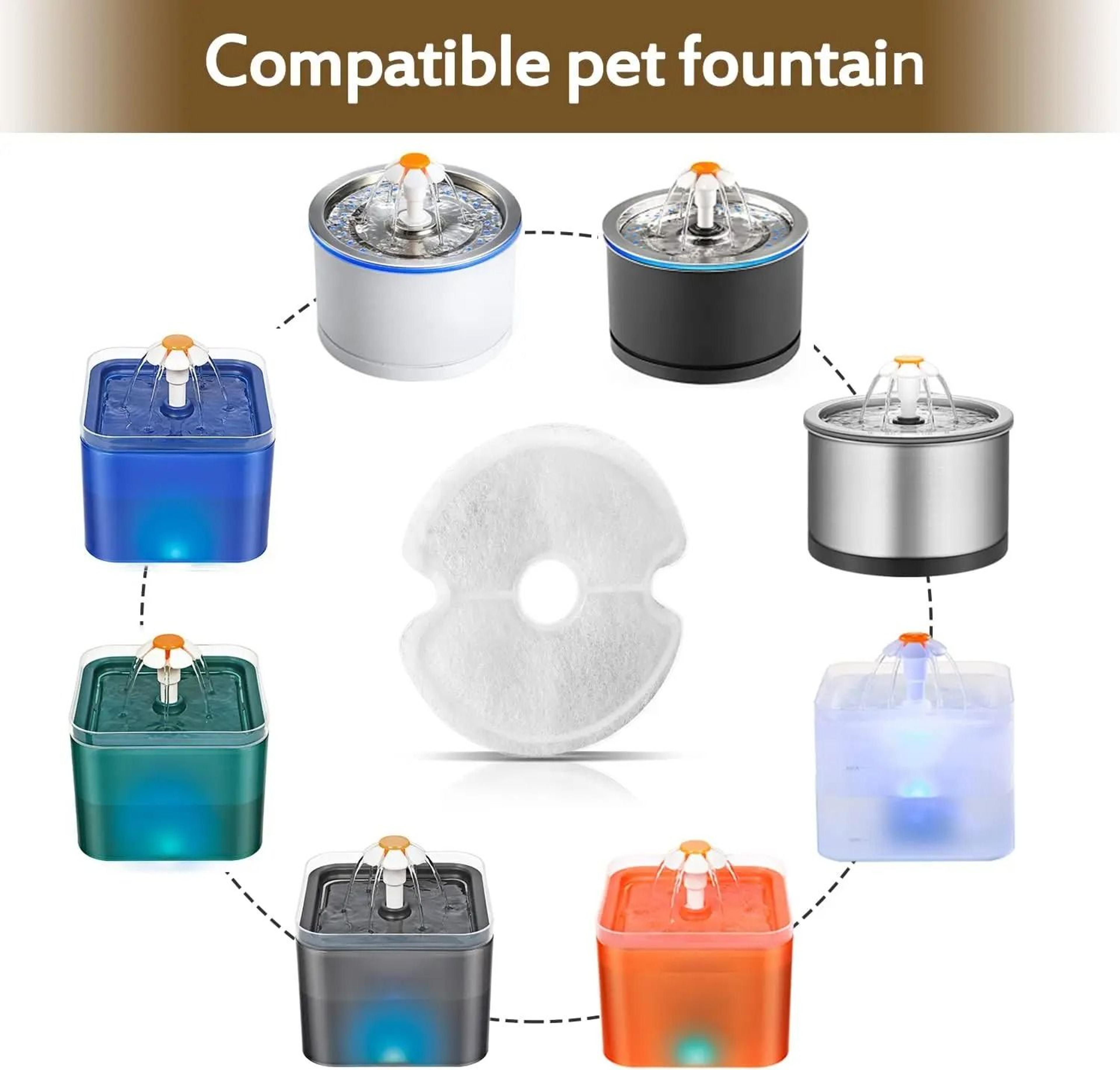 Multiple Filtration Cat Water Fountain Filter Replacement Pack For Fresh Clean Pet Drinking Water 7