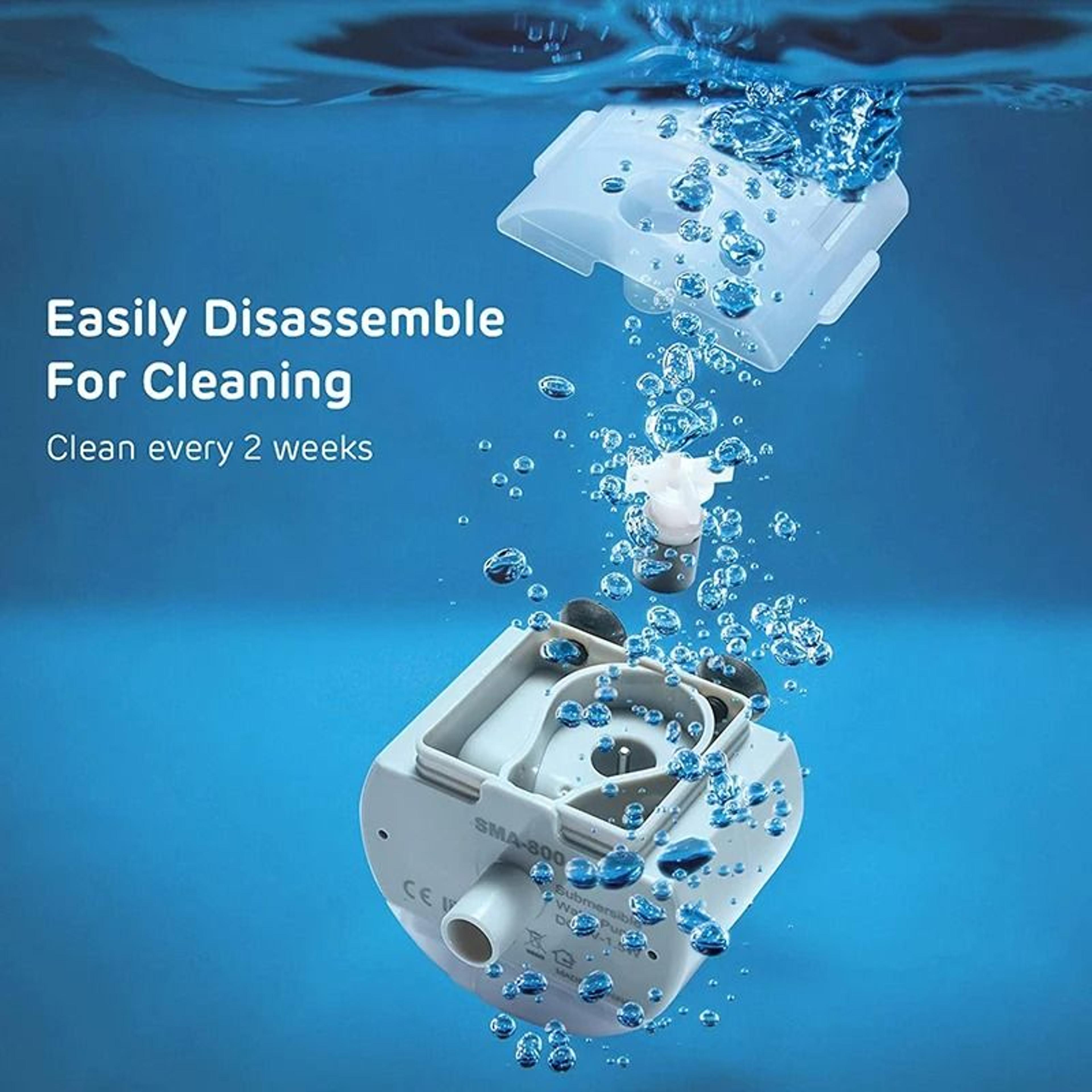 SMA 800 USB Pet Fountain Pump Replacement For Quiet Cat Water Dispenser Flow 5