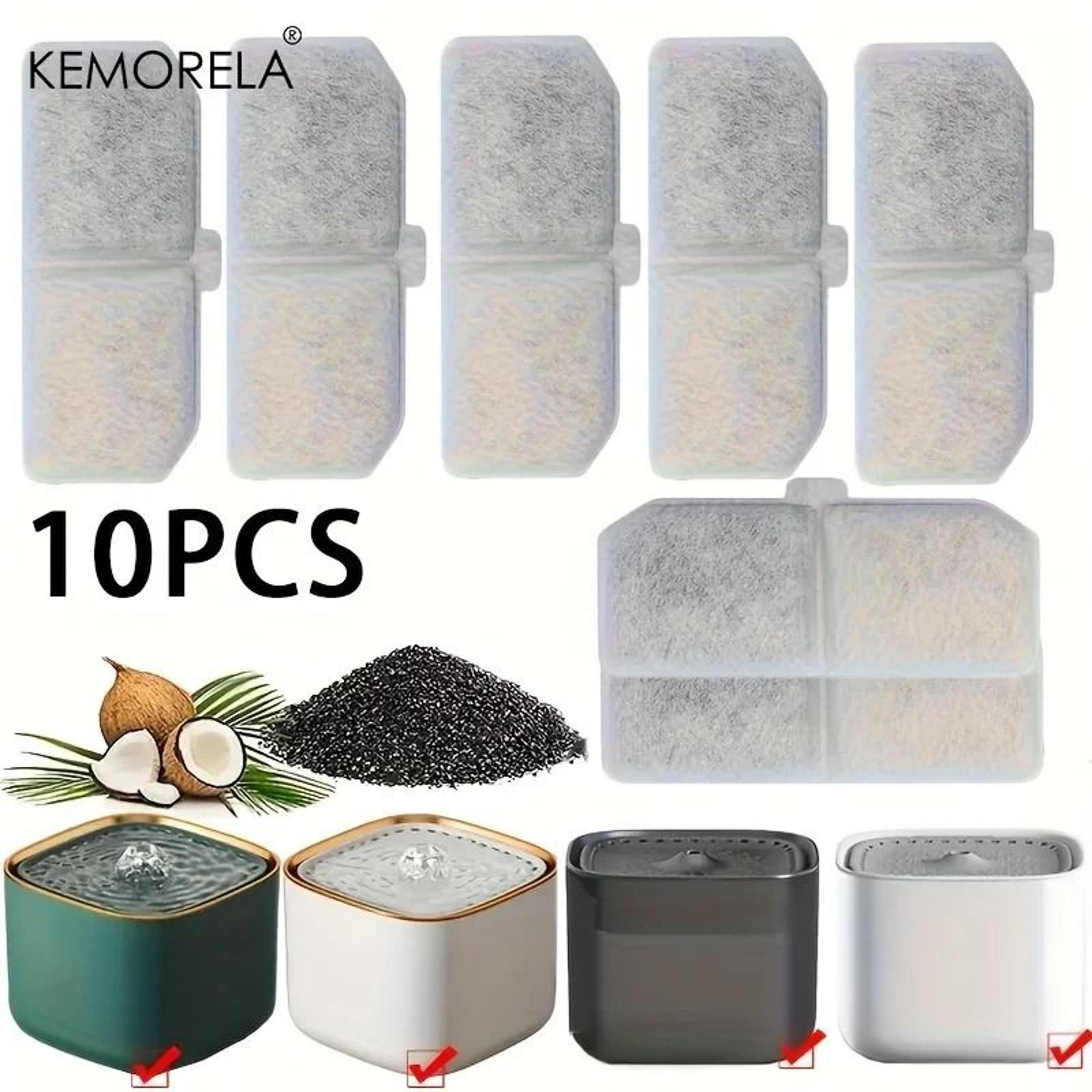 activated carbon pet water fountain filter set 113x43mm resin core for smart cat dog dispensers