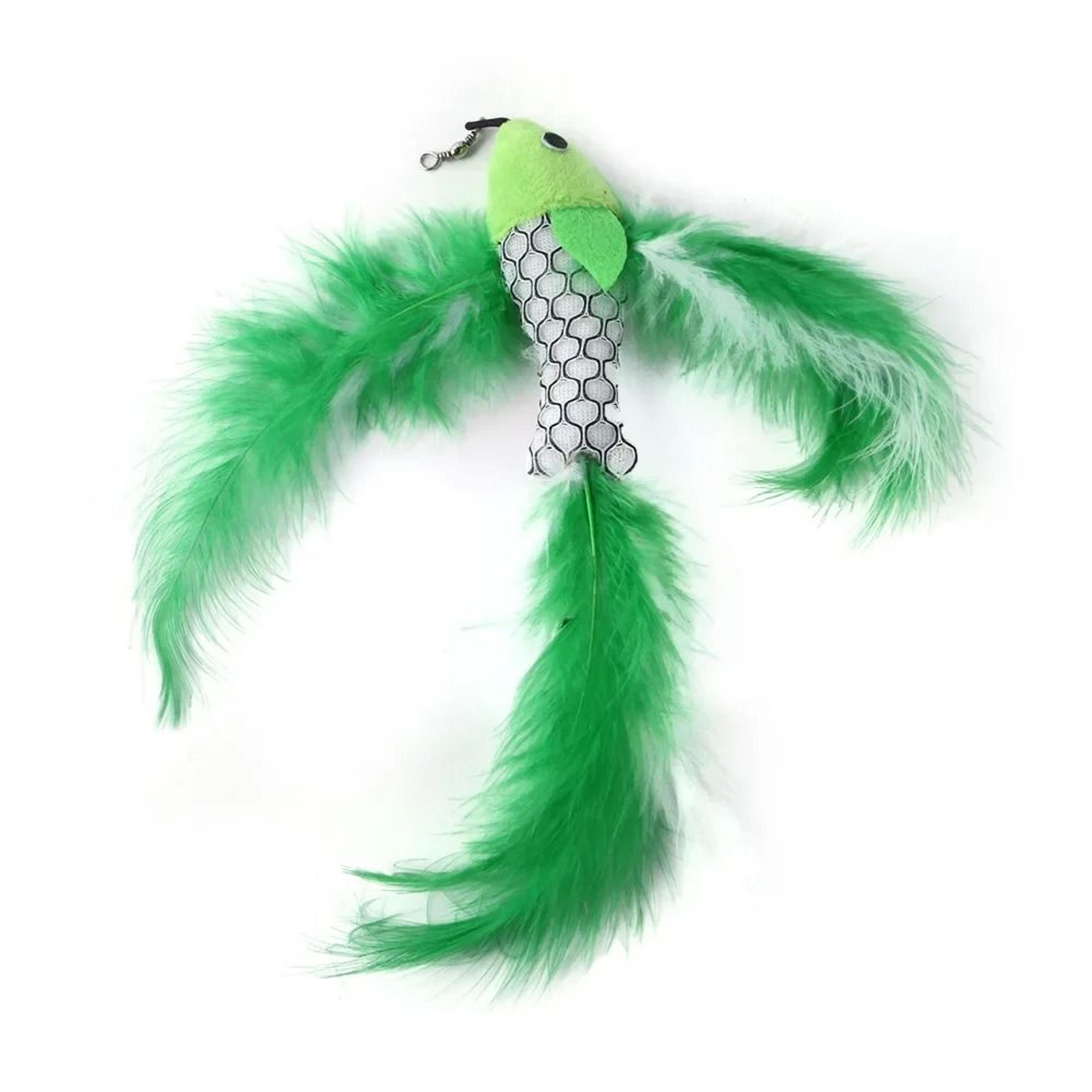 Flying Fish Cat Wand Replacement Head Plush Toy Attachment 4