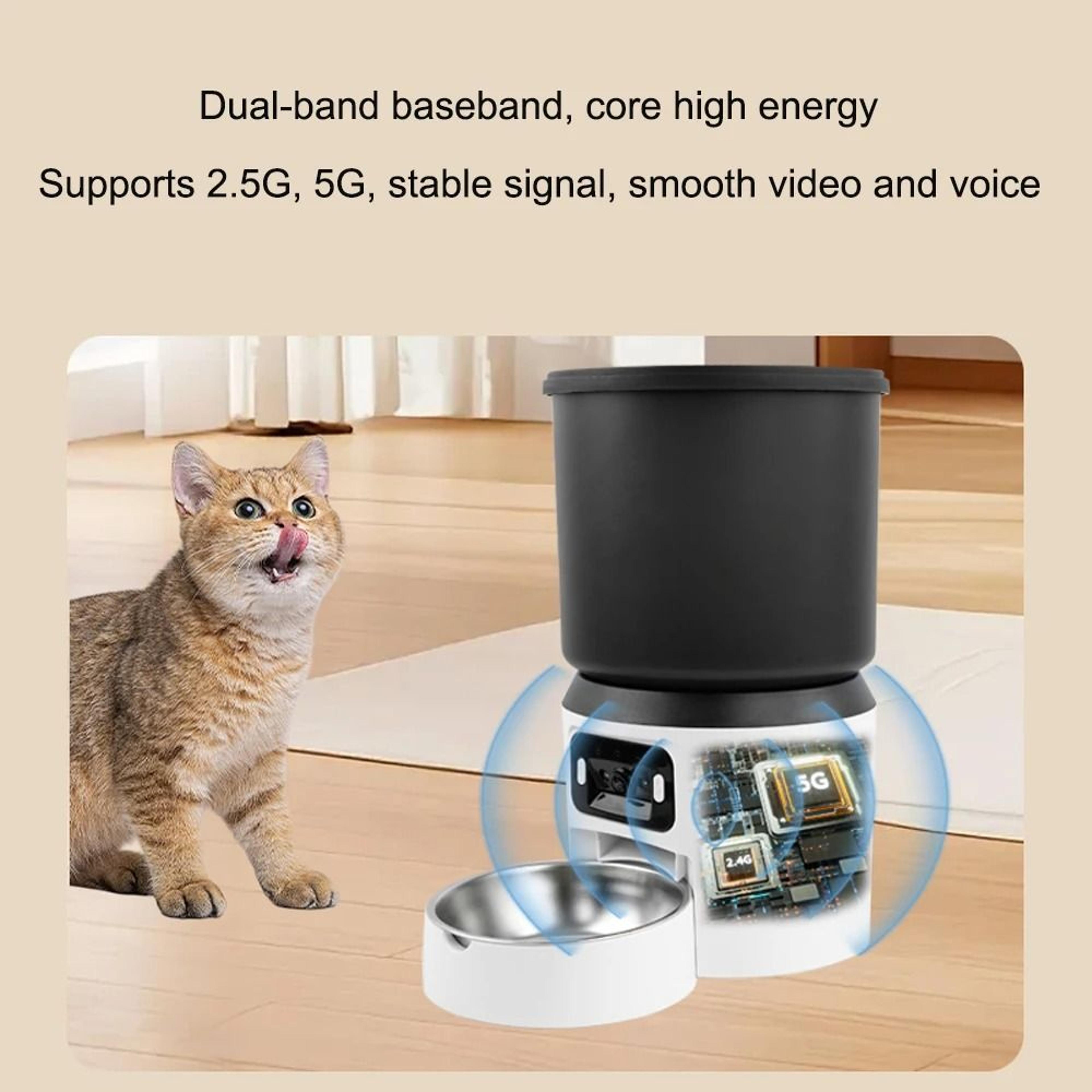 Smart Automatic Pet Feeder With Camera And Timer For Cats And Dogs 5