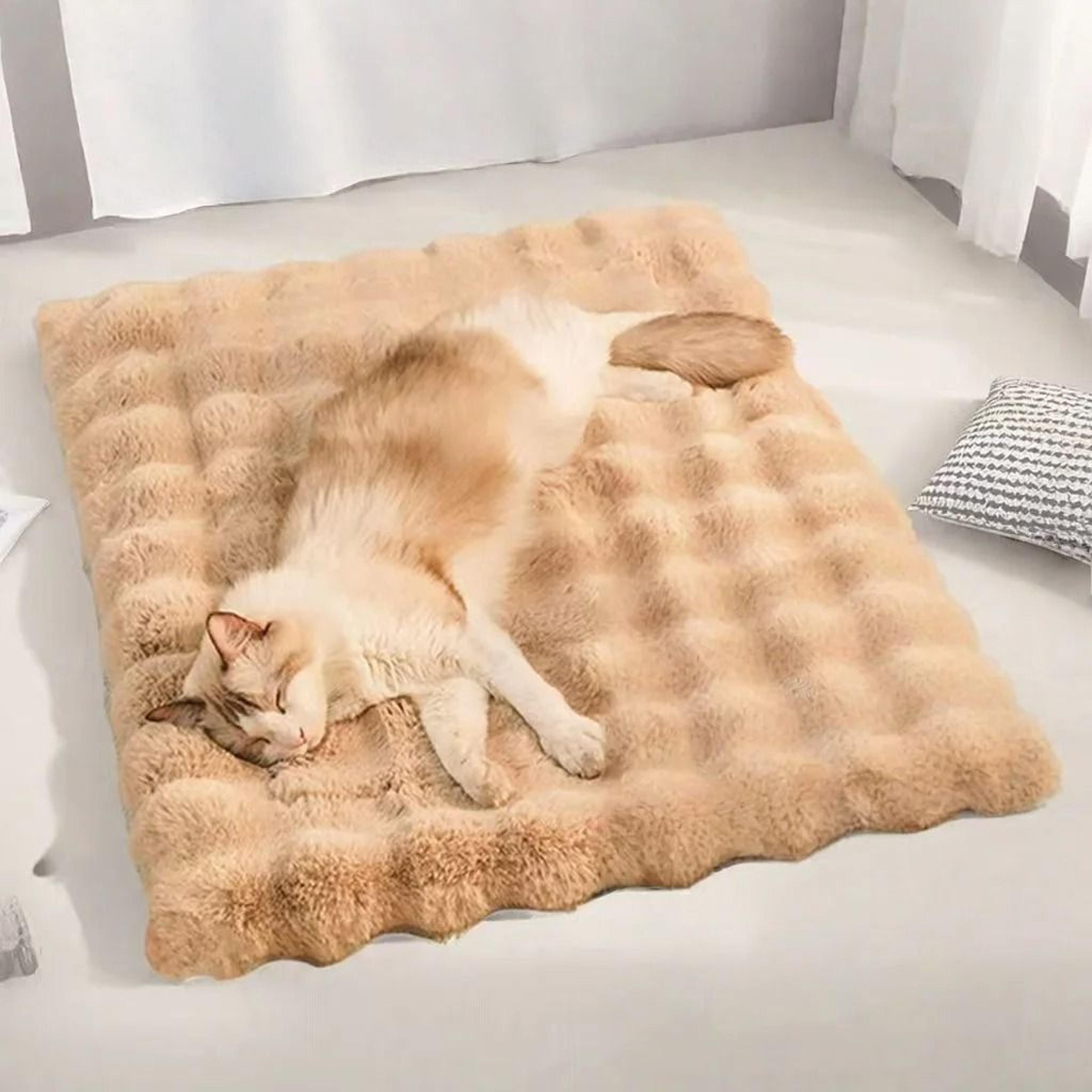 Soft Plush Cat Bed Mat Warm Sleeping Blanket For Cats Dogs And Puppies 1