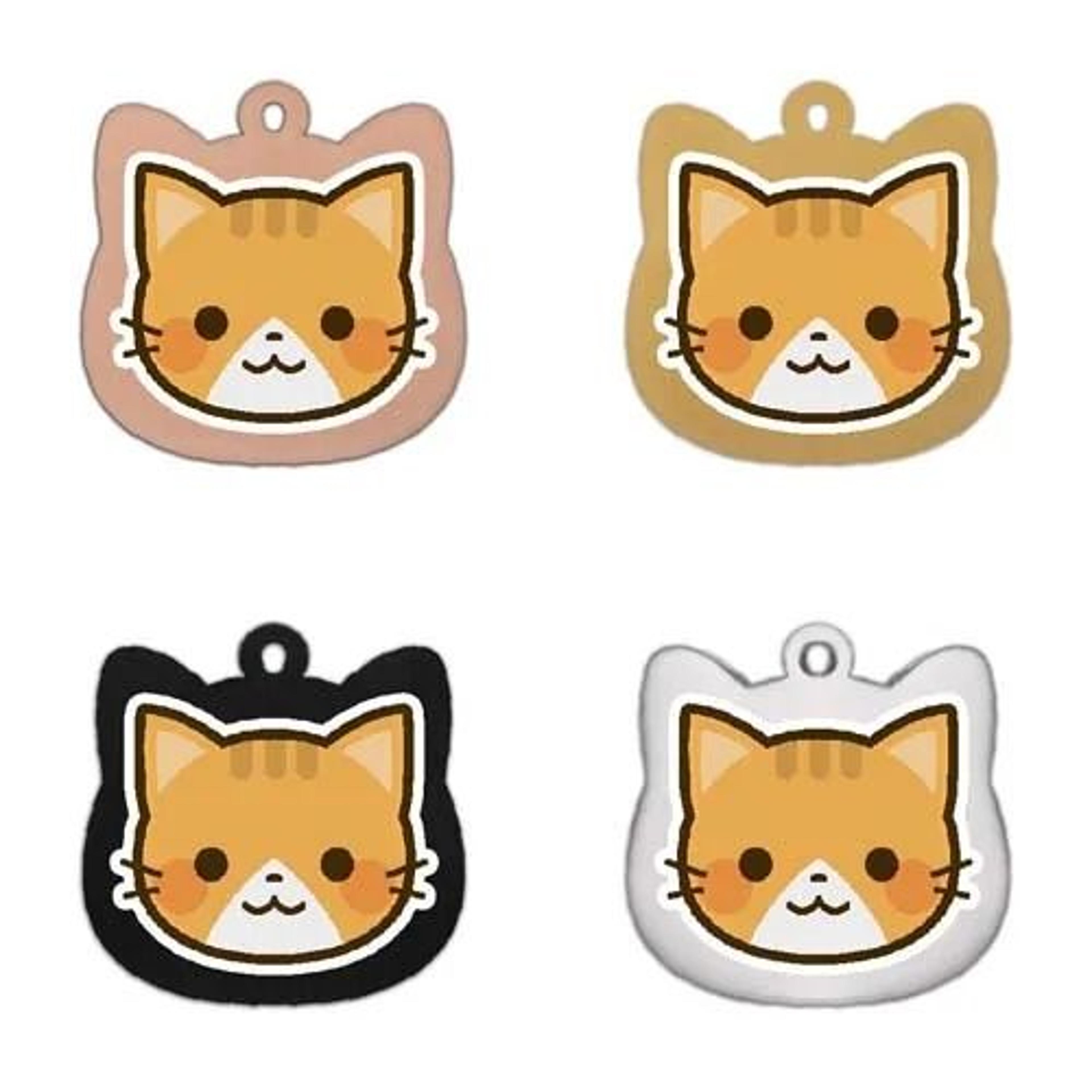 Personalized Cat Tag Stainless Steel Engraved Pet ID Pendant For Kittens And Cats 2