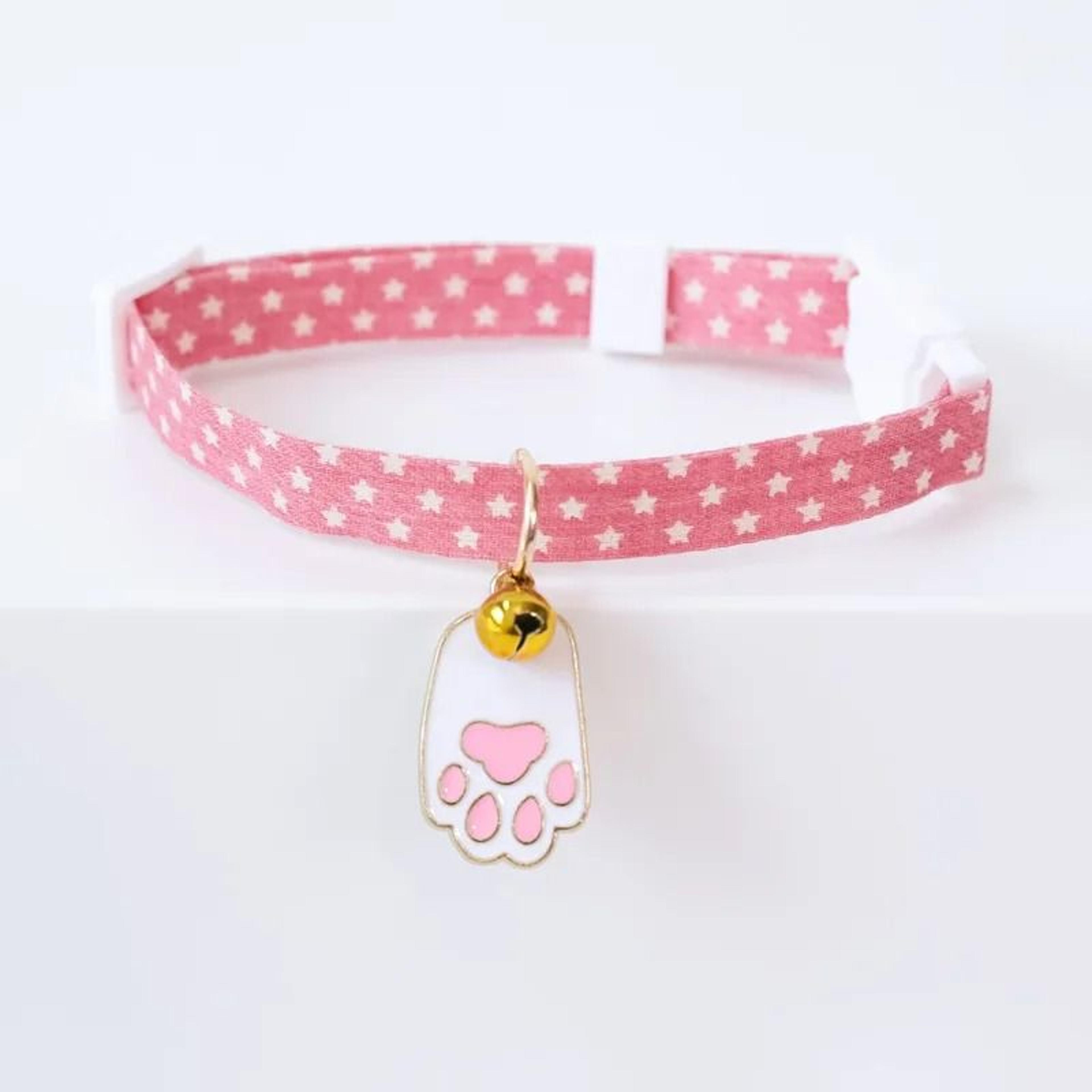 Adjustable Kitten Collar Breakaway Cat Collar With Bell For Cats Puppies And Small Pets 4
