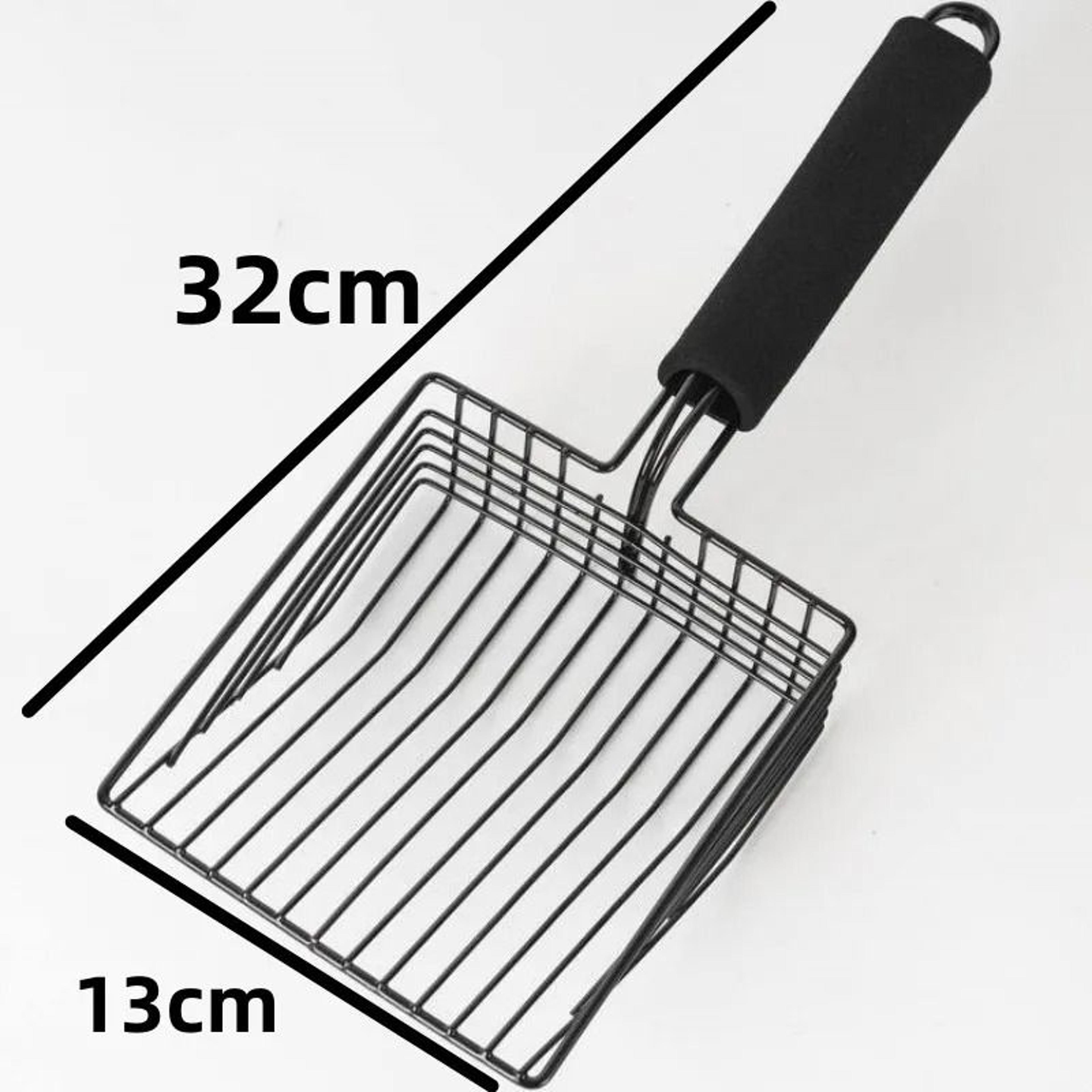 Metal Cat Litter Scoop Stainless Steel Shovel With Comfortable Handle For Easy Cleaning 2