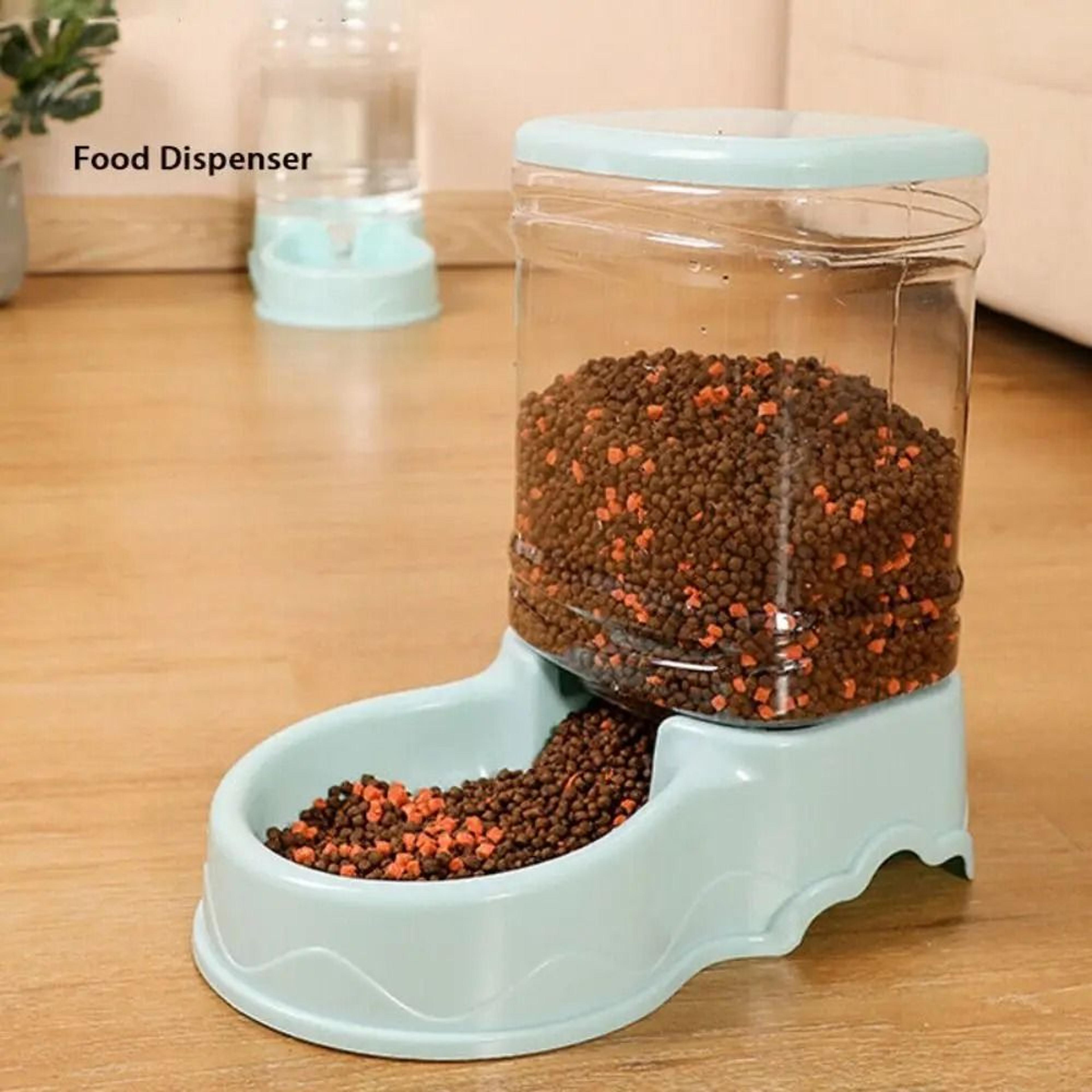 Large Capacity Automatic Pet Feeder And Water Dispenser For Cats Dogs Daily Feeding 7