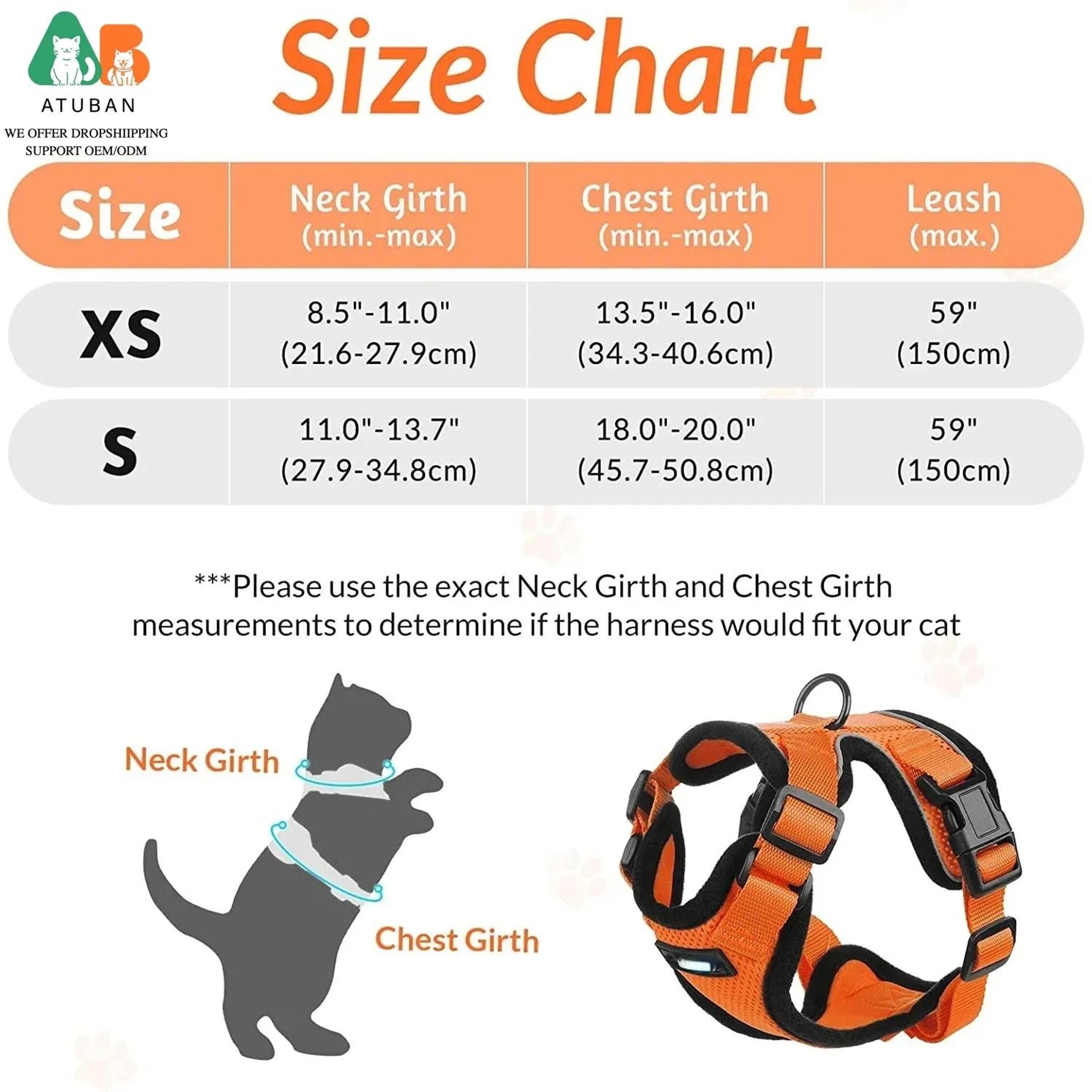 Escape Proof Cat Harness And Leash Soft Adjustable Reflective Vest For Safe Outdoor Walking 12