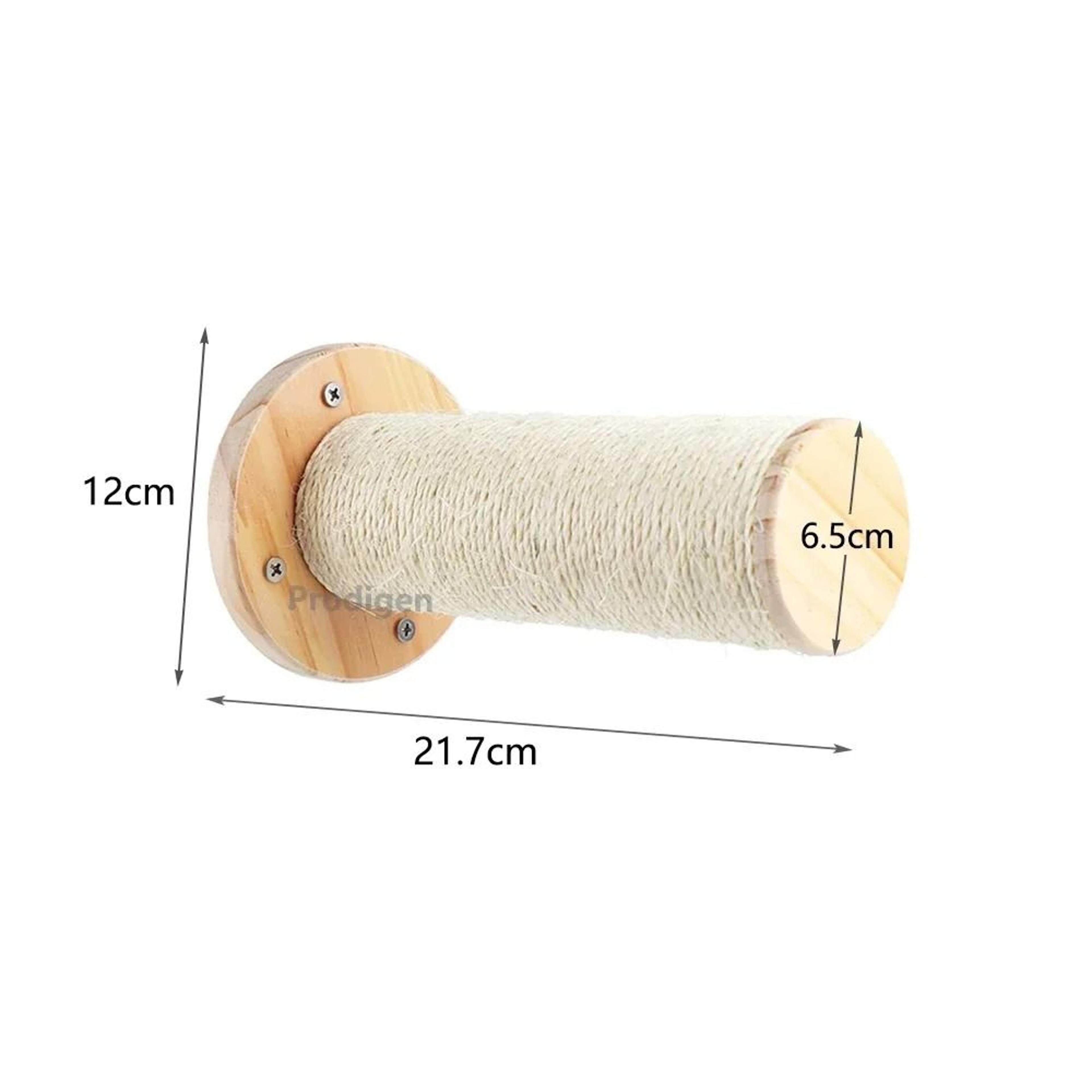 Wall Mounted Cat Climbing Shelf With Scratching Post Steps Bed And Hiding House 7