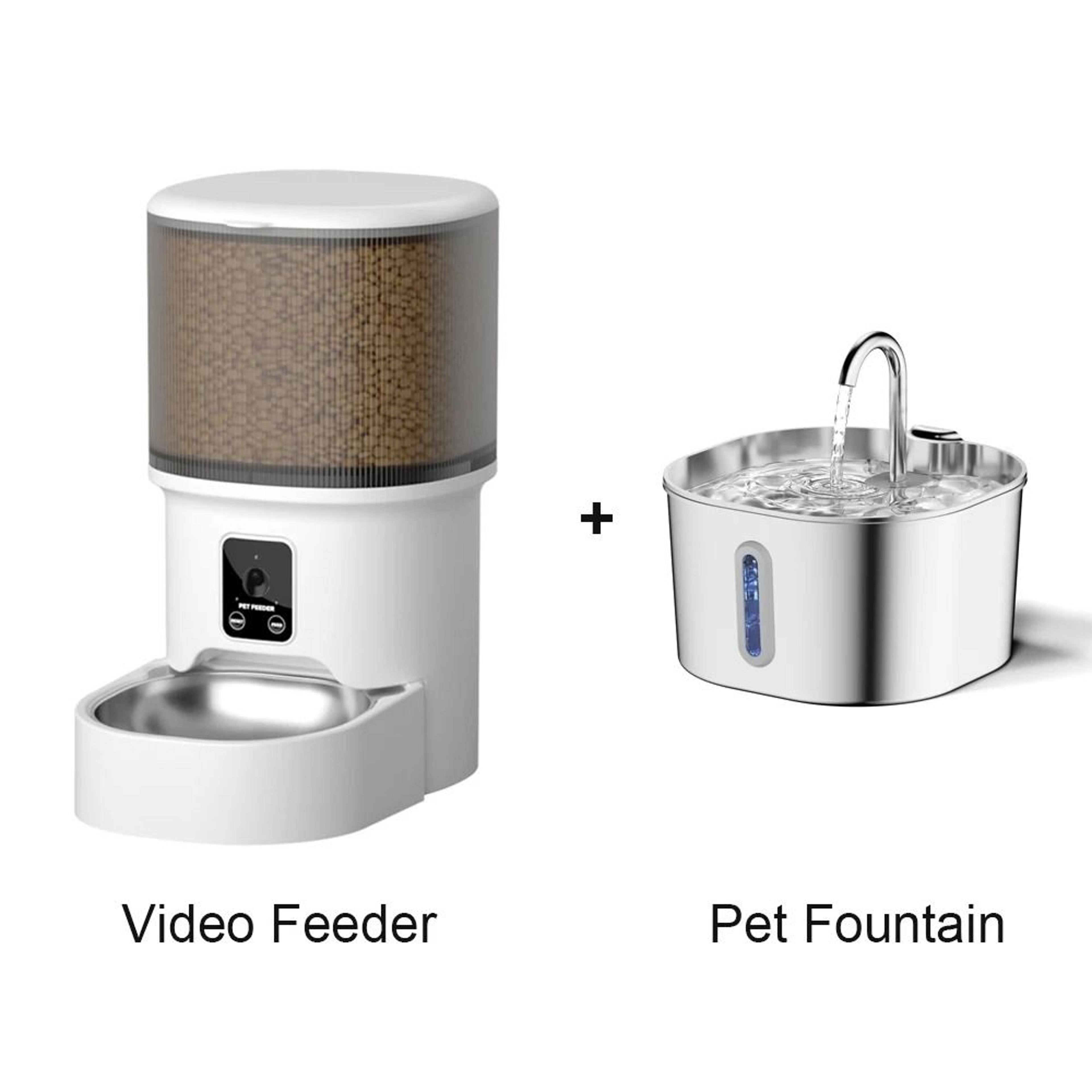 Smart Automatic Pet Feeder With WiFi App Timed Food Dispenser For Cats Dogs 7