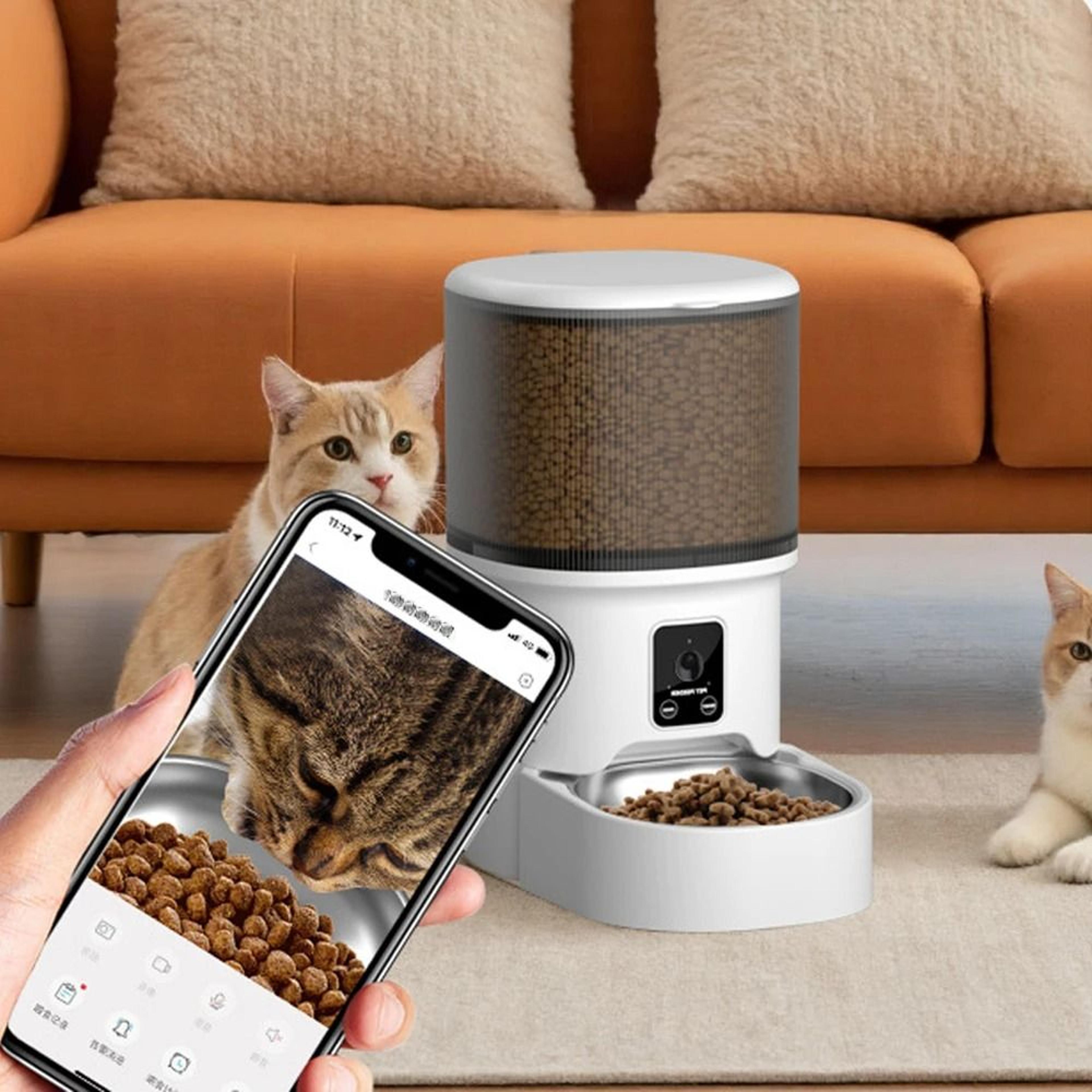 Smart Automatic Pet Feeder With WiFi App Timed Food Dispenser For Cats Dogs 11