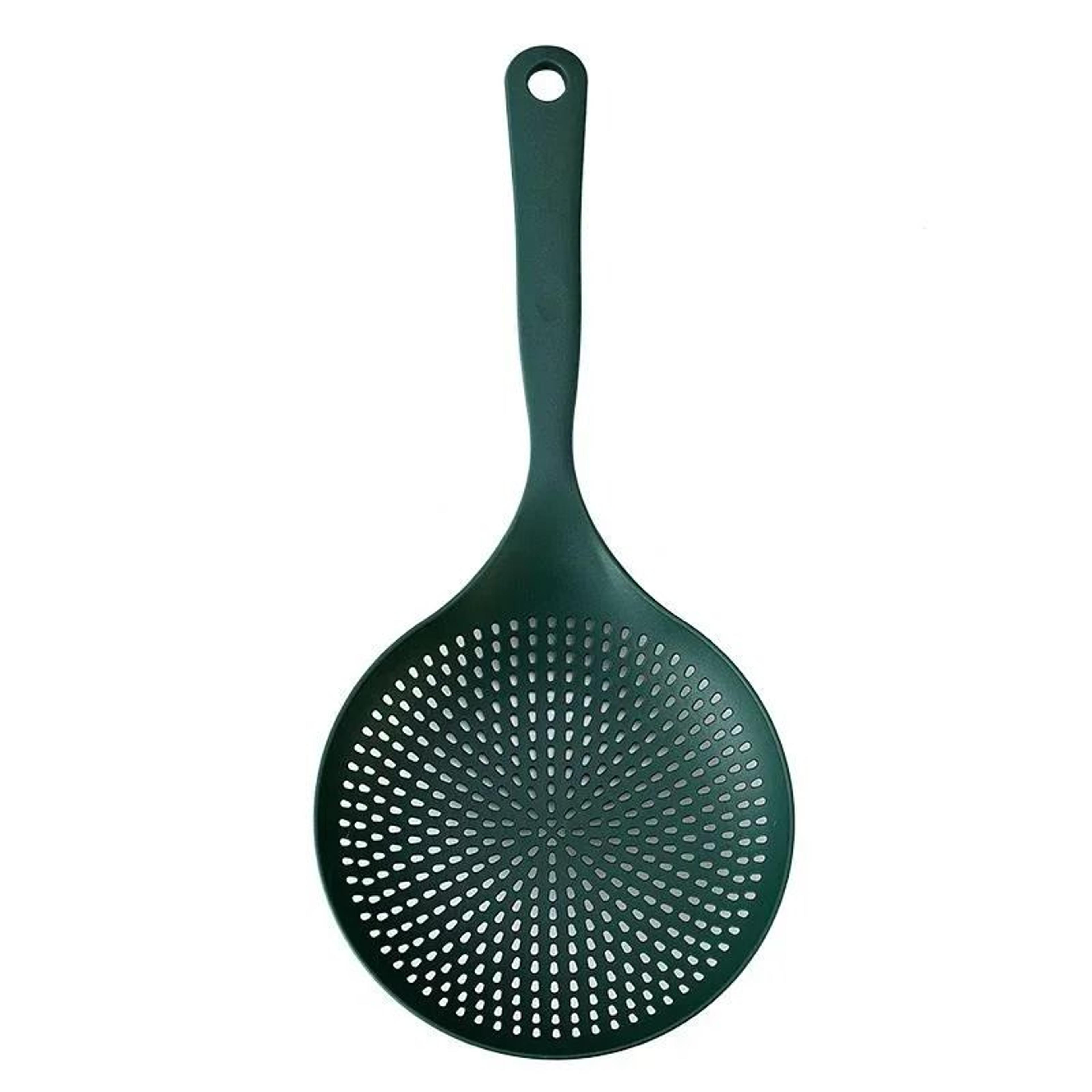 Large Plastic Colander Strainer Spoon For Pasta Vegetables Cooking Baking And Draining 0