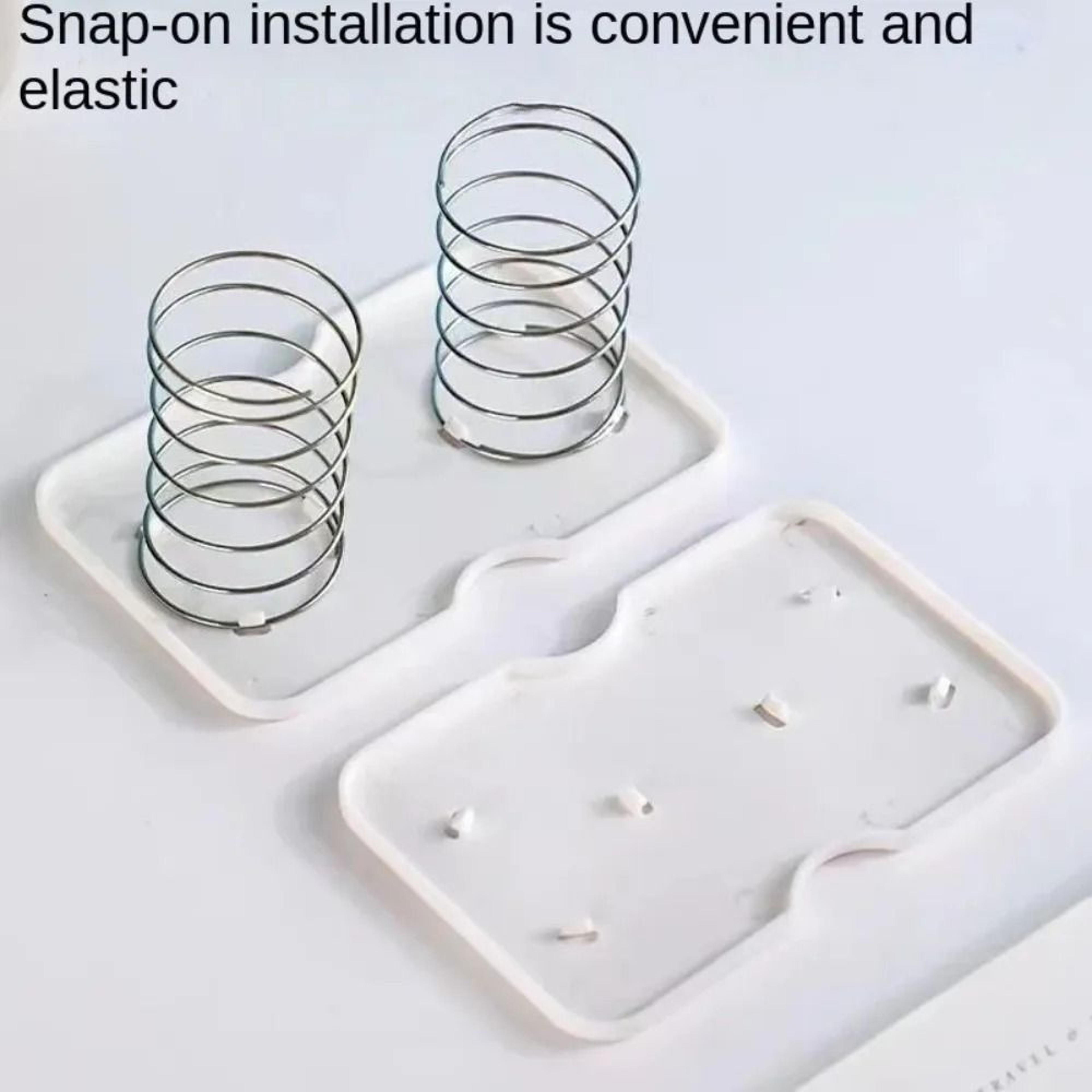 Double Spring Tissue Box Lift Tray For Paper Towels And Easy Pulling 5