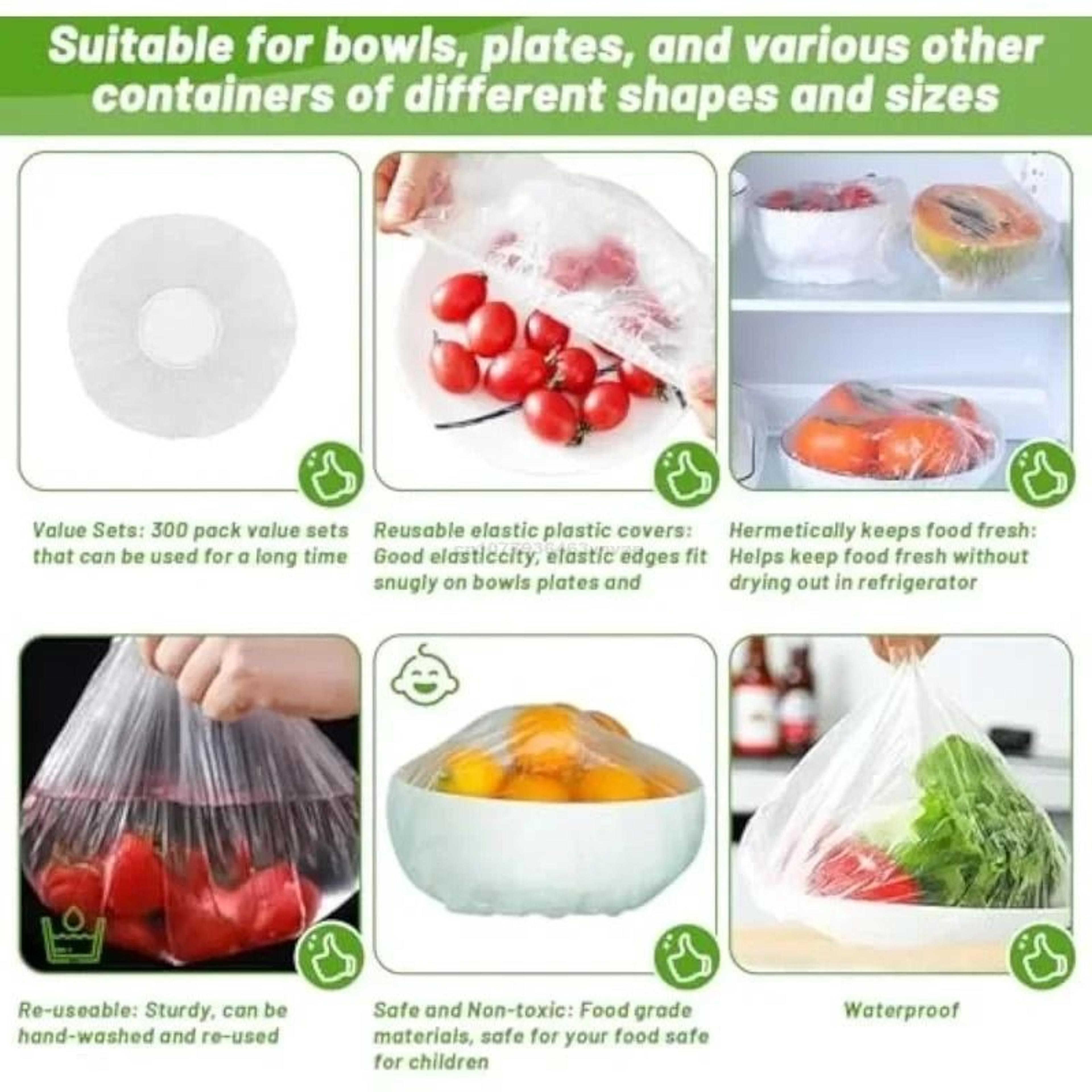 Reusable Elastic Food Covers For Bowls Plates And Leftovers 2