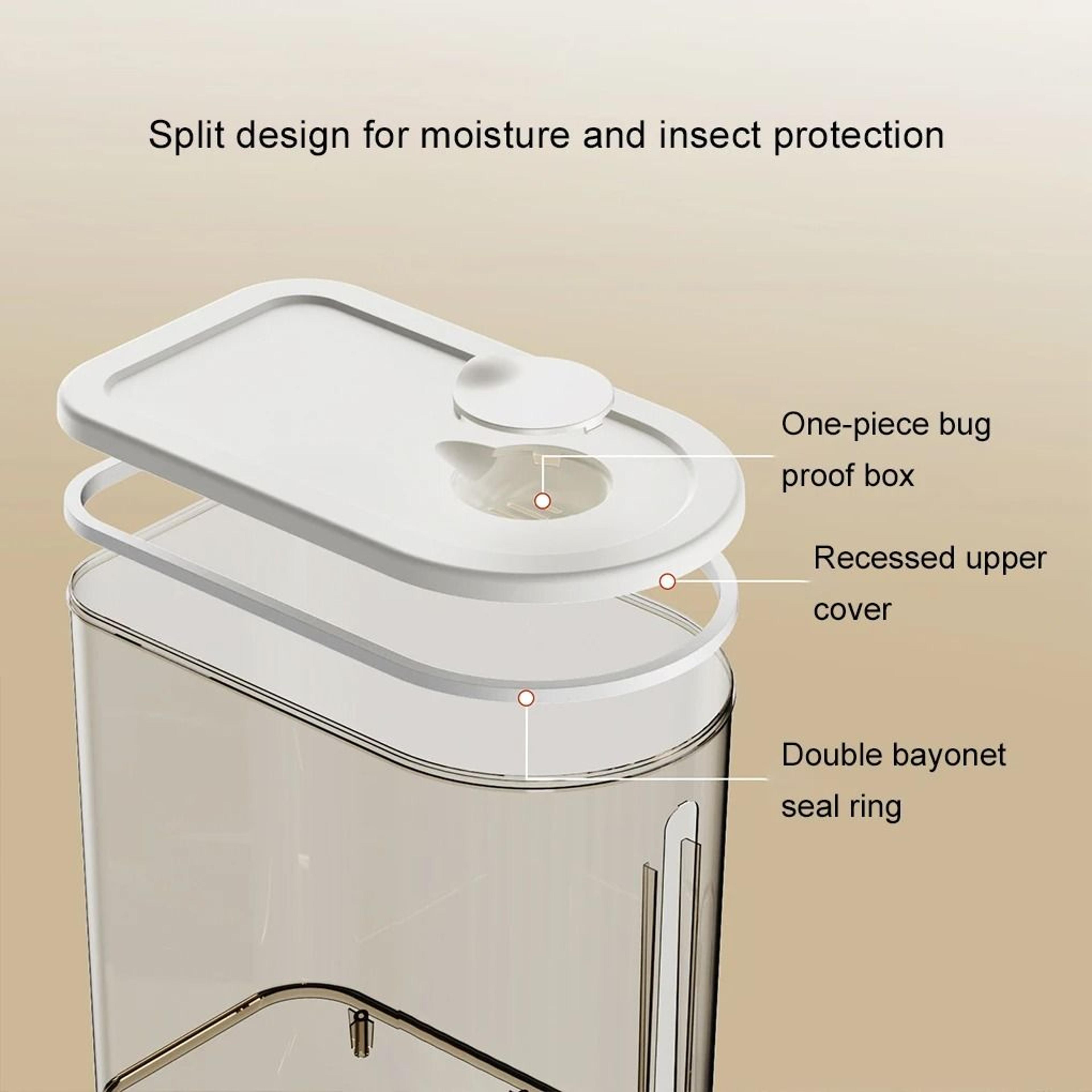 Automatic Rice Dispenser Sealed Grain Storage Container 5
