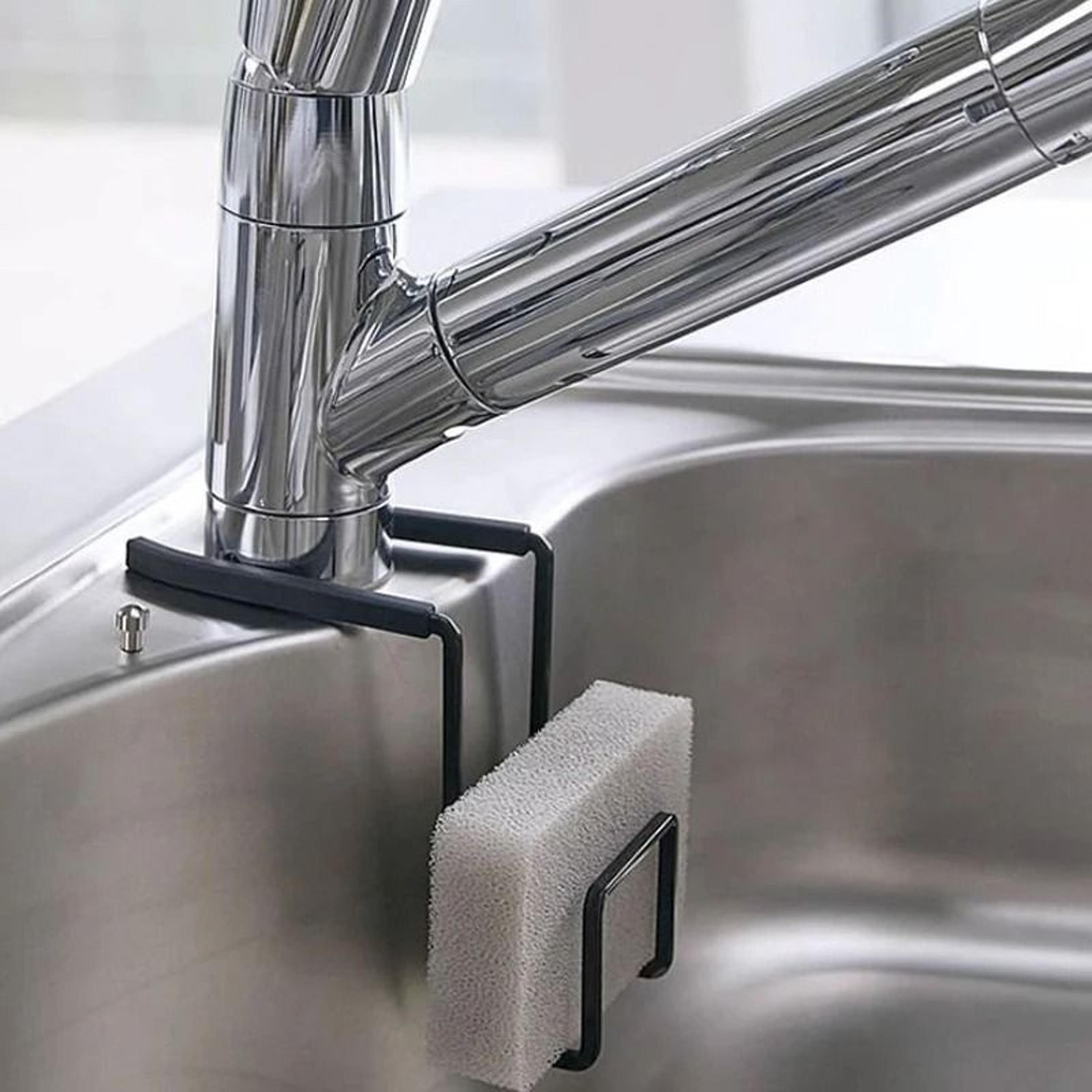Metal Sink Caddy Sponge Holder Kitchen Bathroom Organizer 6
