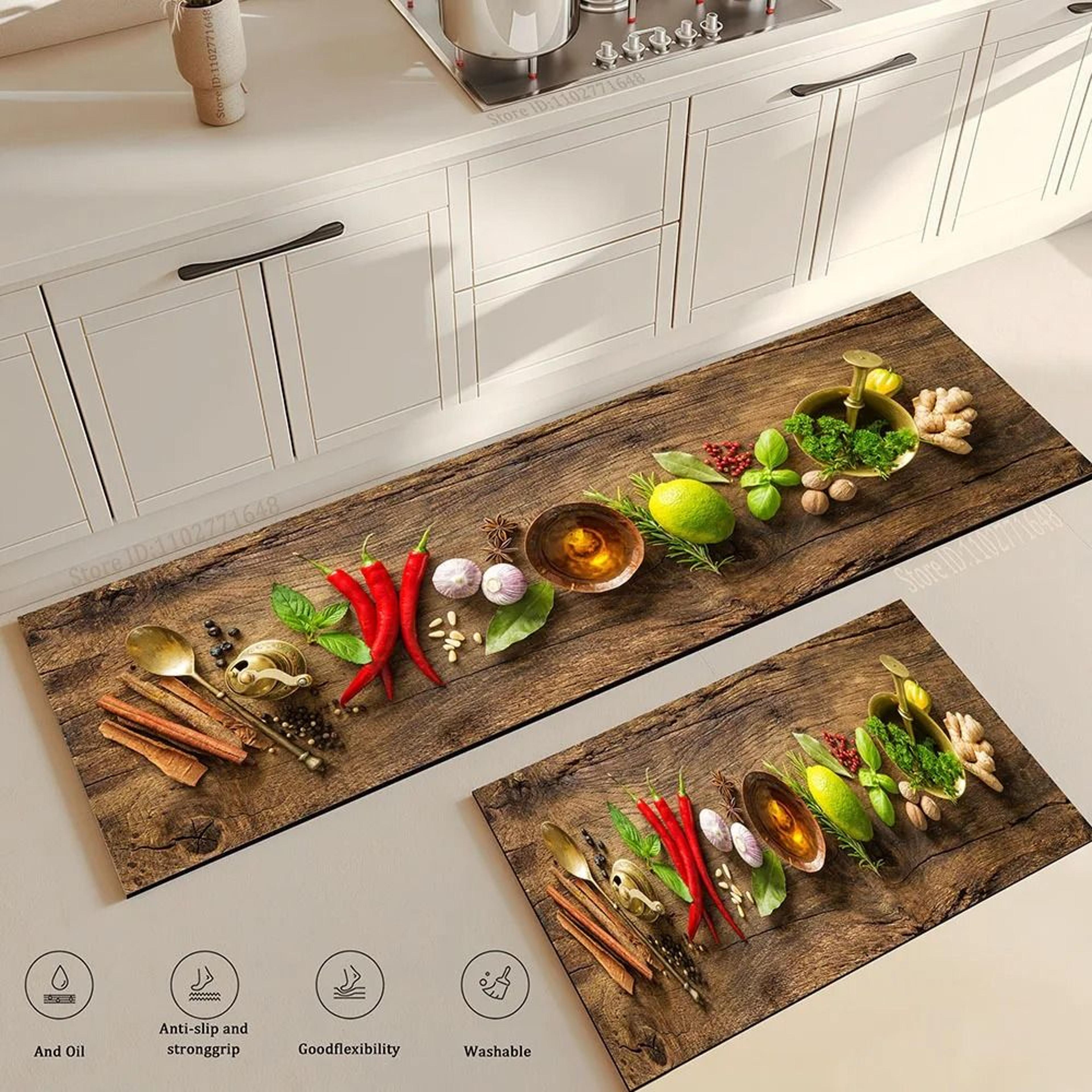 anti slip kitchen rug washable entrance floor mat