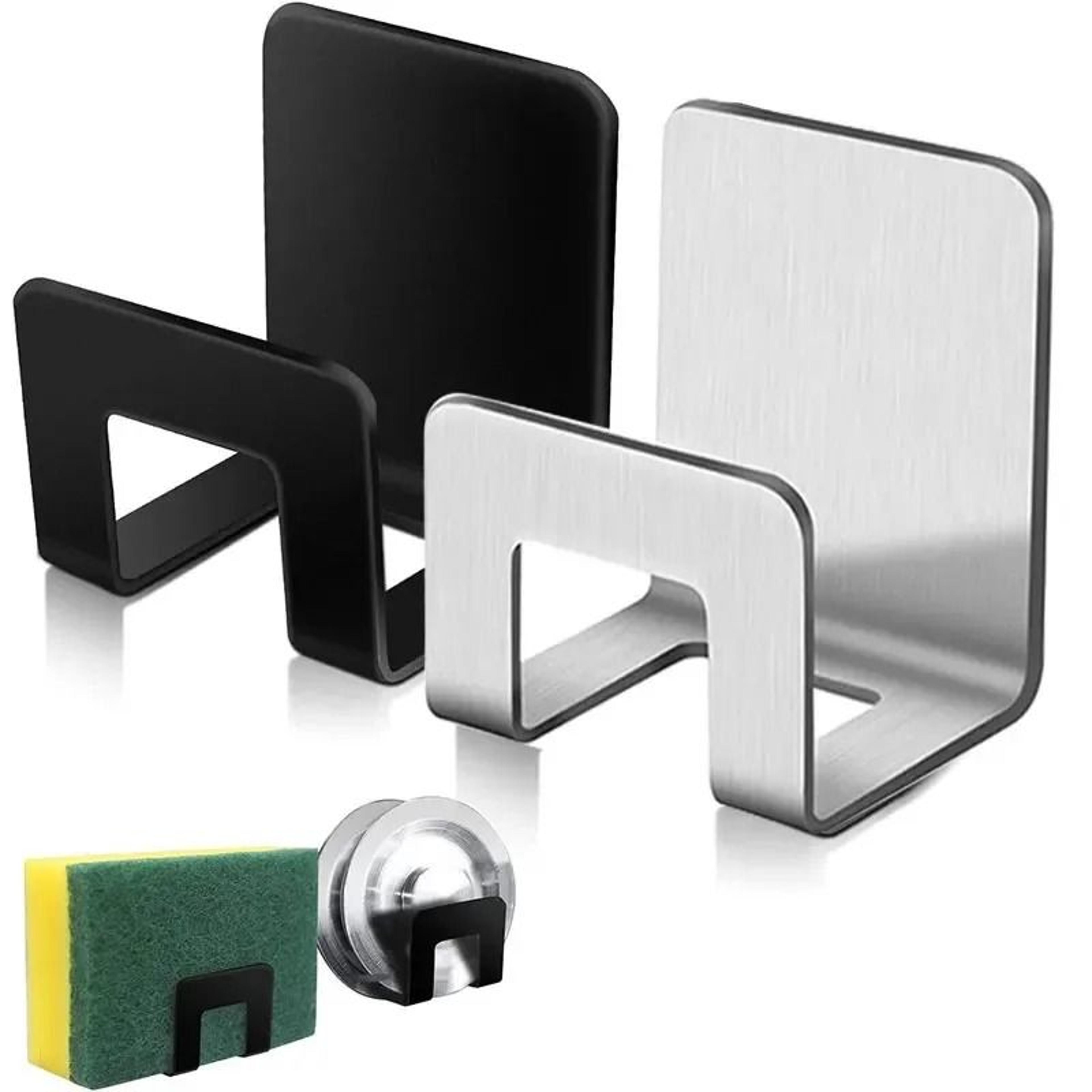 stainless steel sponge rack non perforated sink drain holder