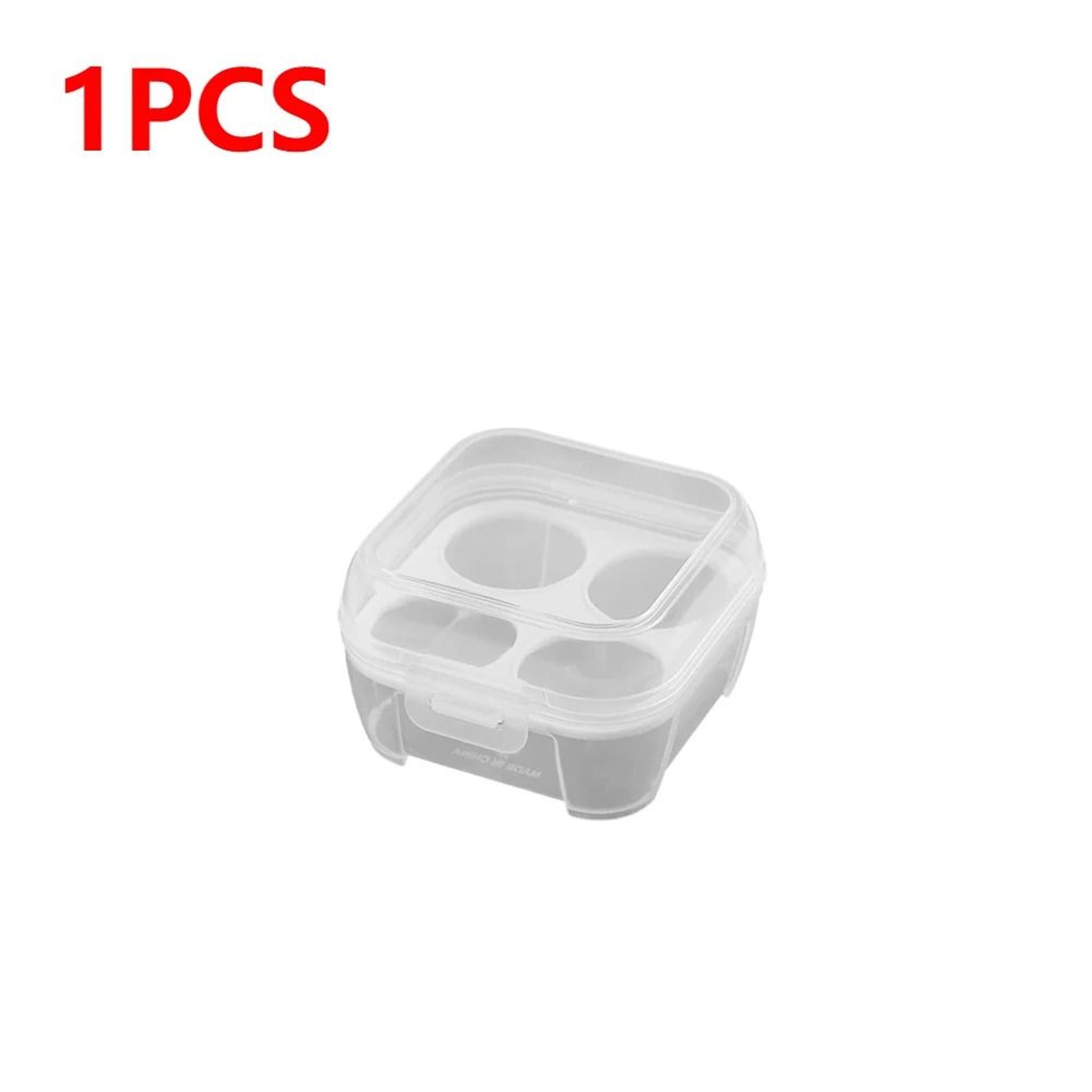 Portable Transparent Egg Holder With Lid For Camping And Fridge Storage 2