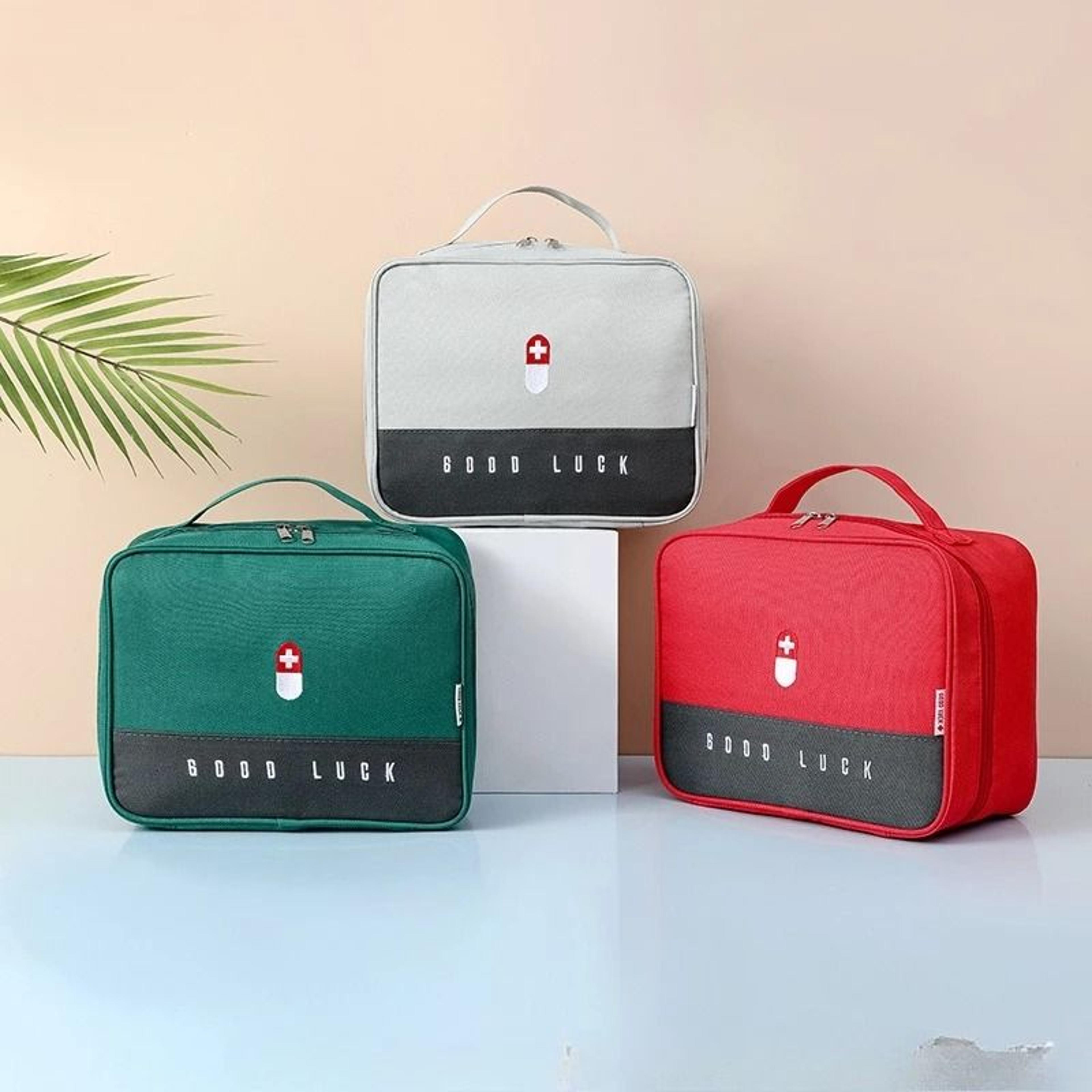 Portable First Aid Bag And Medicine Storage Organizer 9