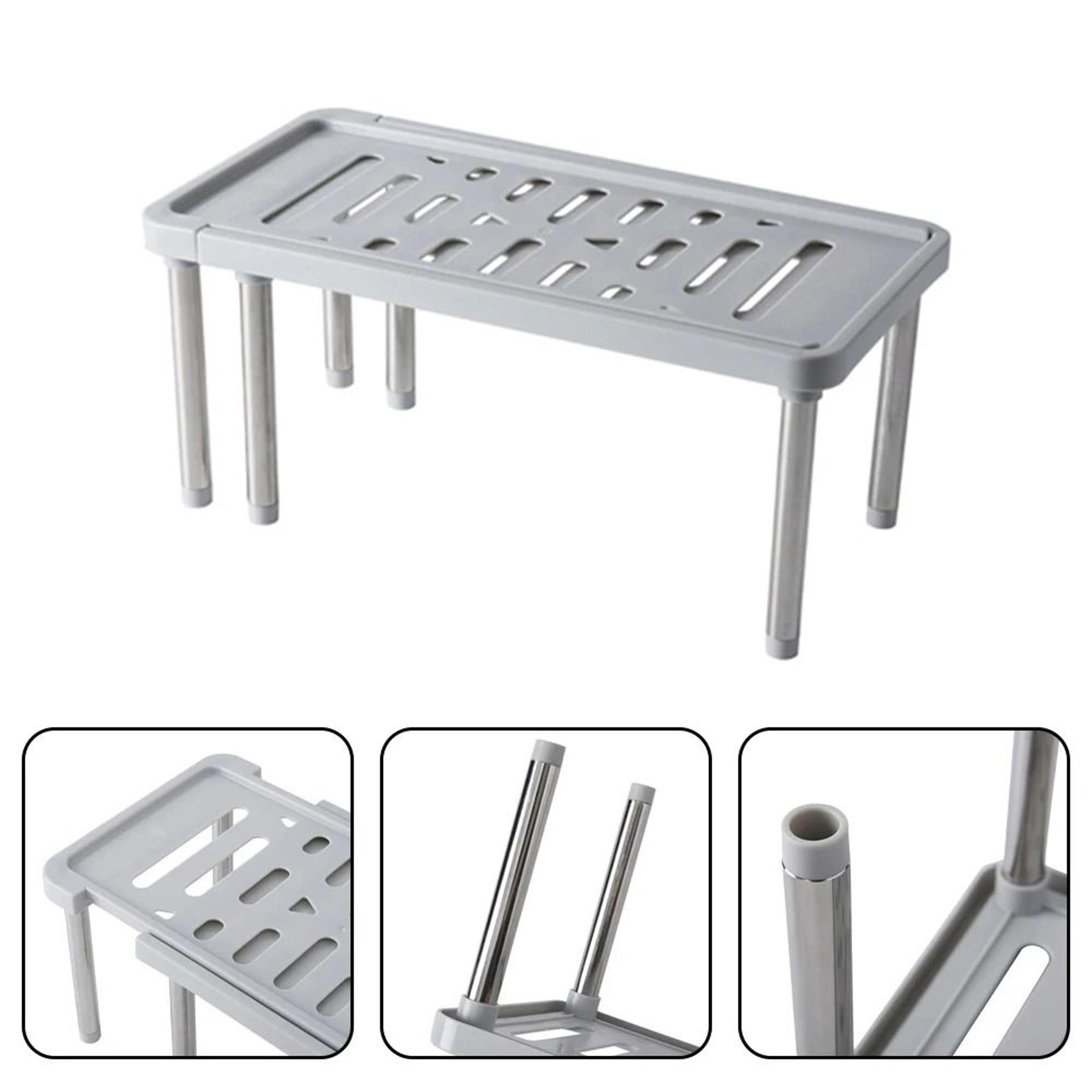 Retractable Kitchen Spice Rack And Cabinet Shelf Organizer 4