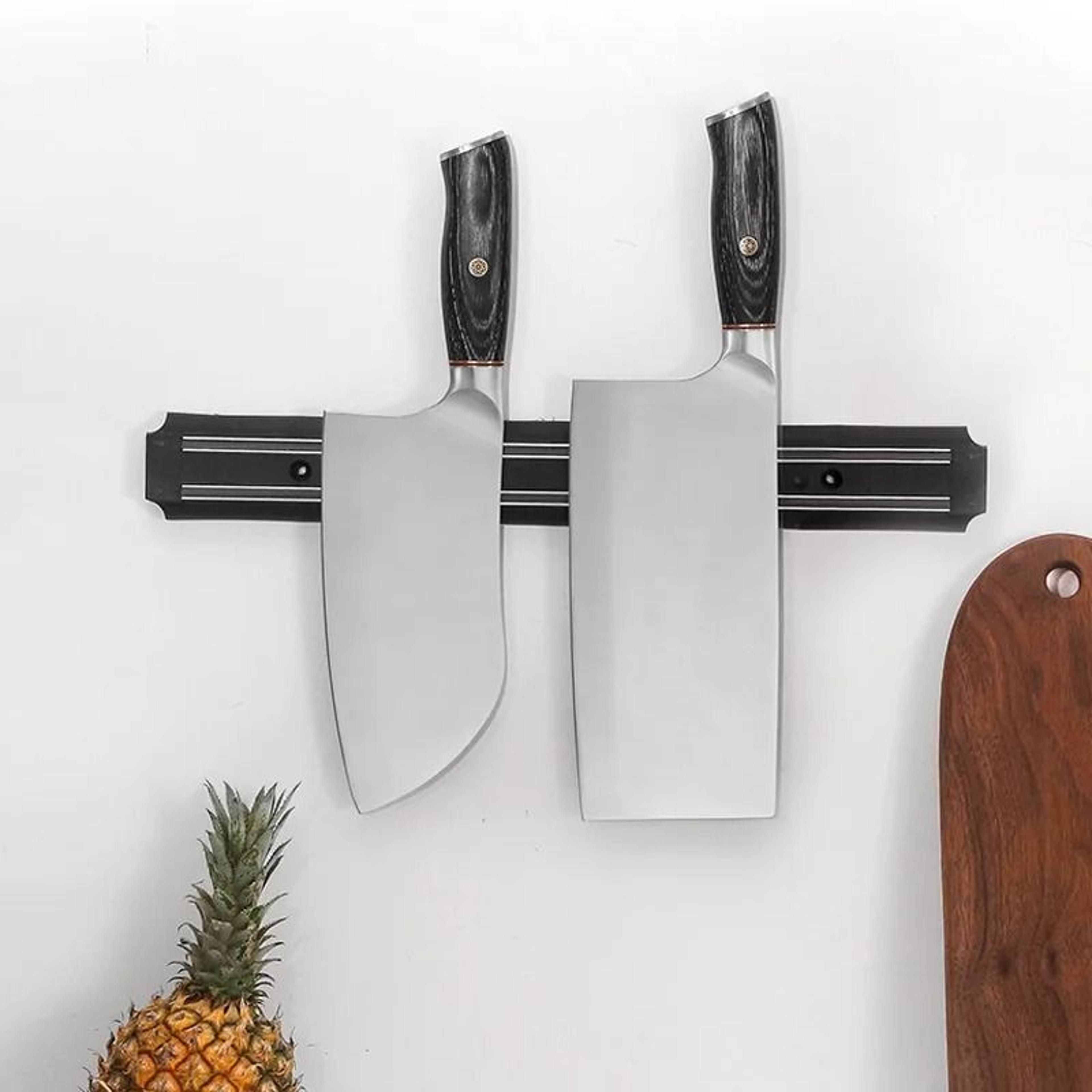 Strong Magnetic Knife Holder Strip For Wall Mounted Kitchen Storage 7