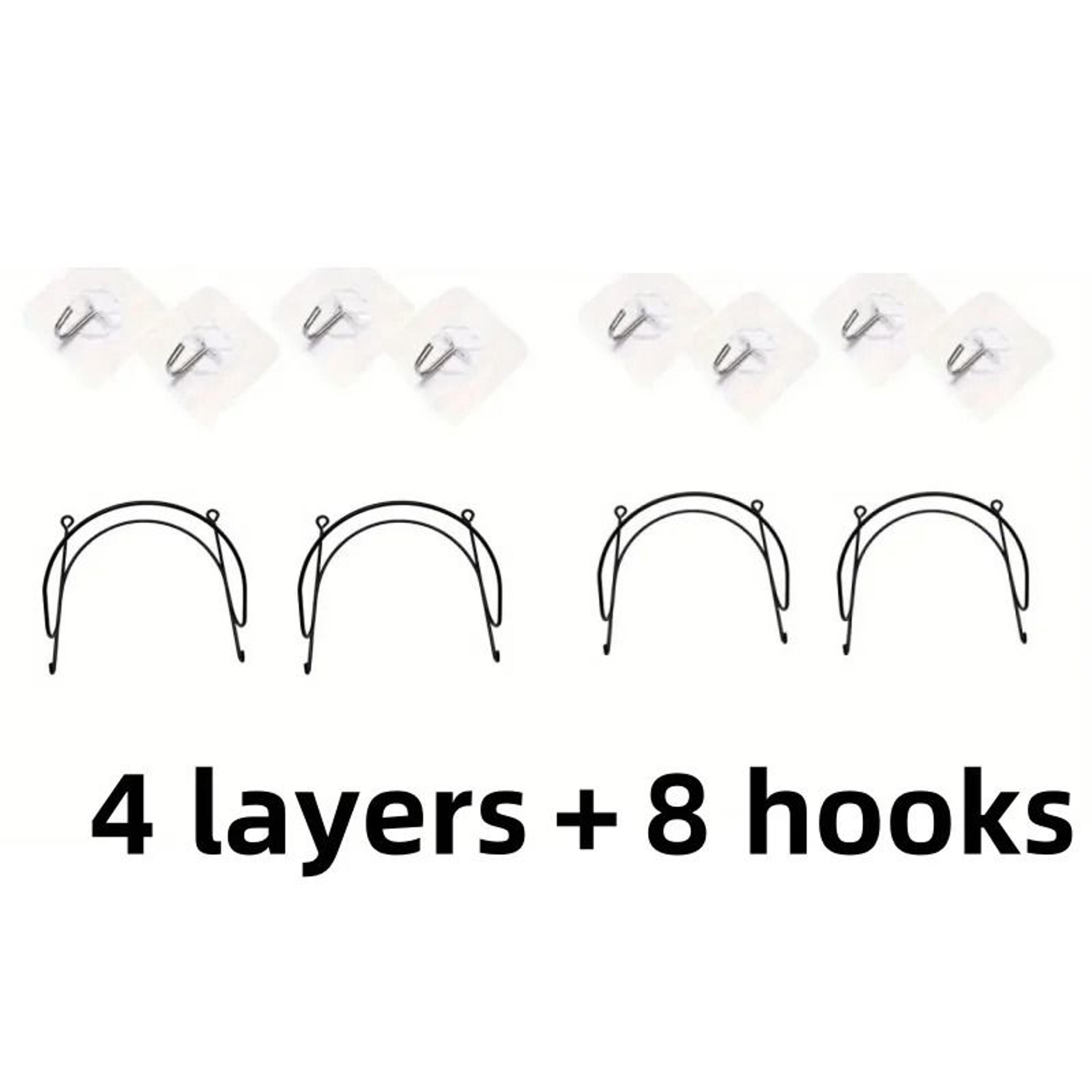 Wall Mounted Towel Rack With Hooks For Bathroom Storage And Wine Display 2