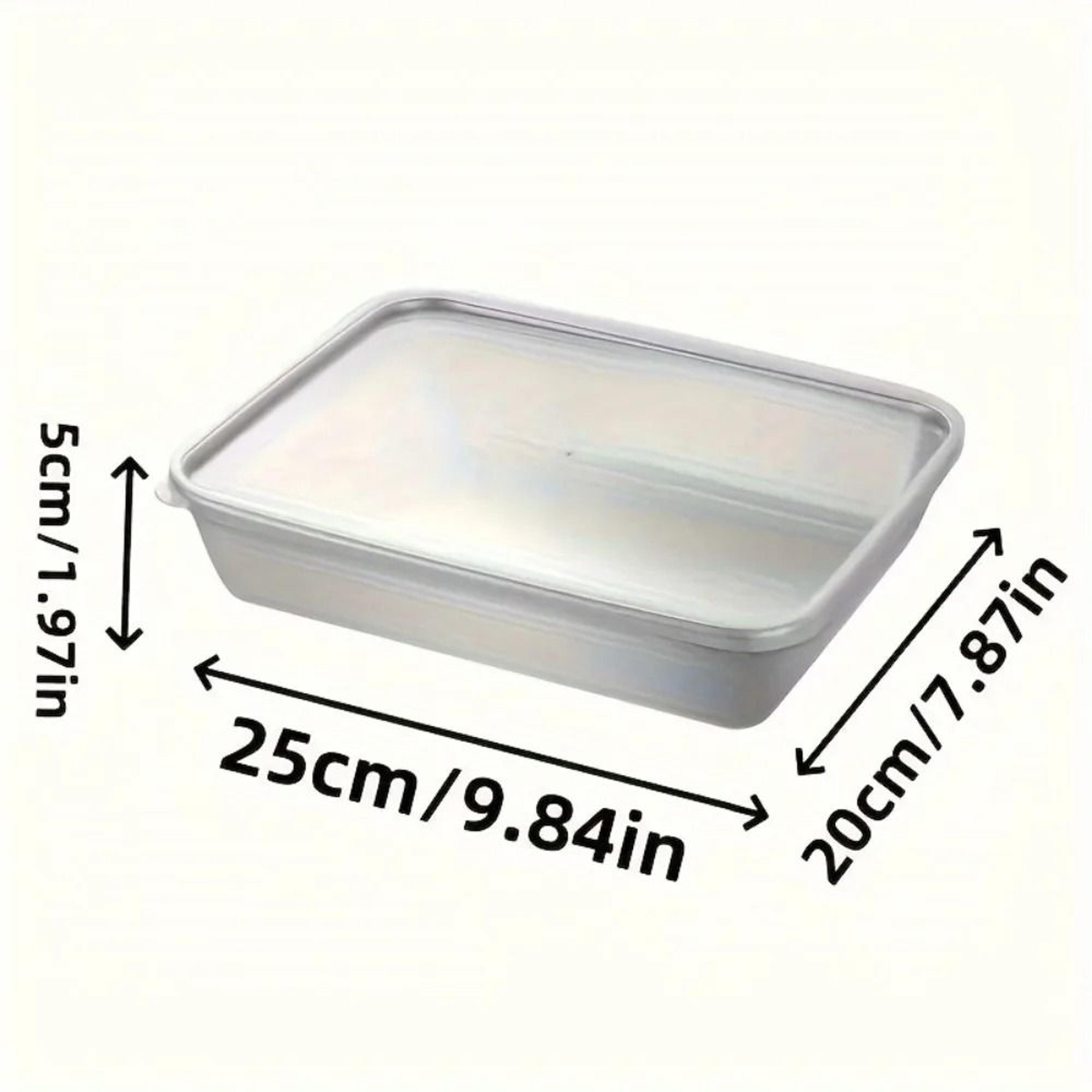Stainless Steel Baking Pans With Lids For Roasting Vegetables Meat And Oven Meals 1