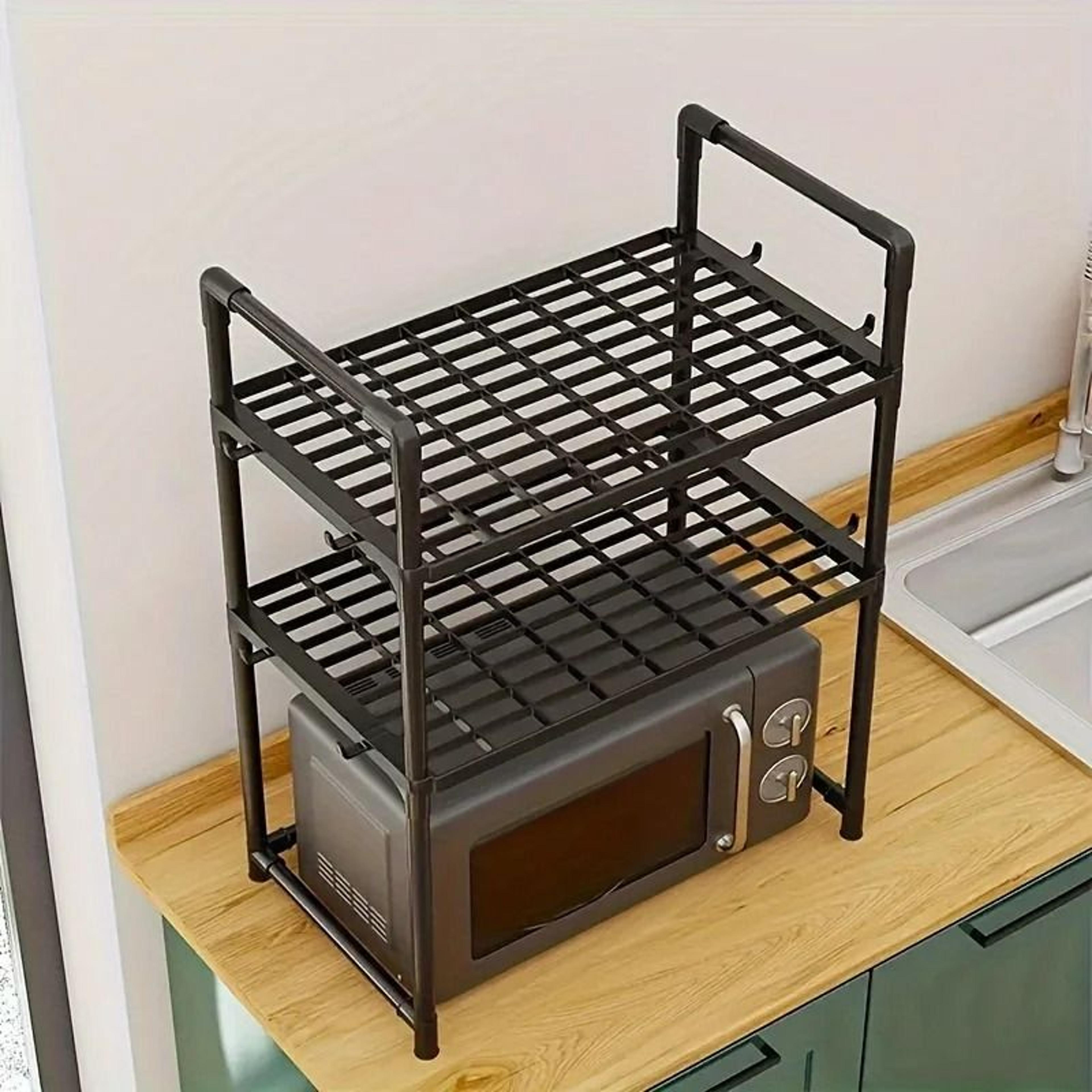 Adjustable Microwave Stand Heavy Duty Kitchen Storage Rack 0