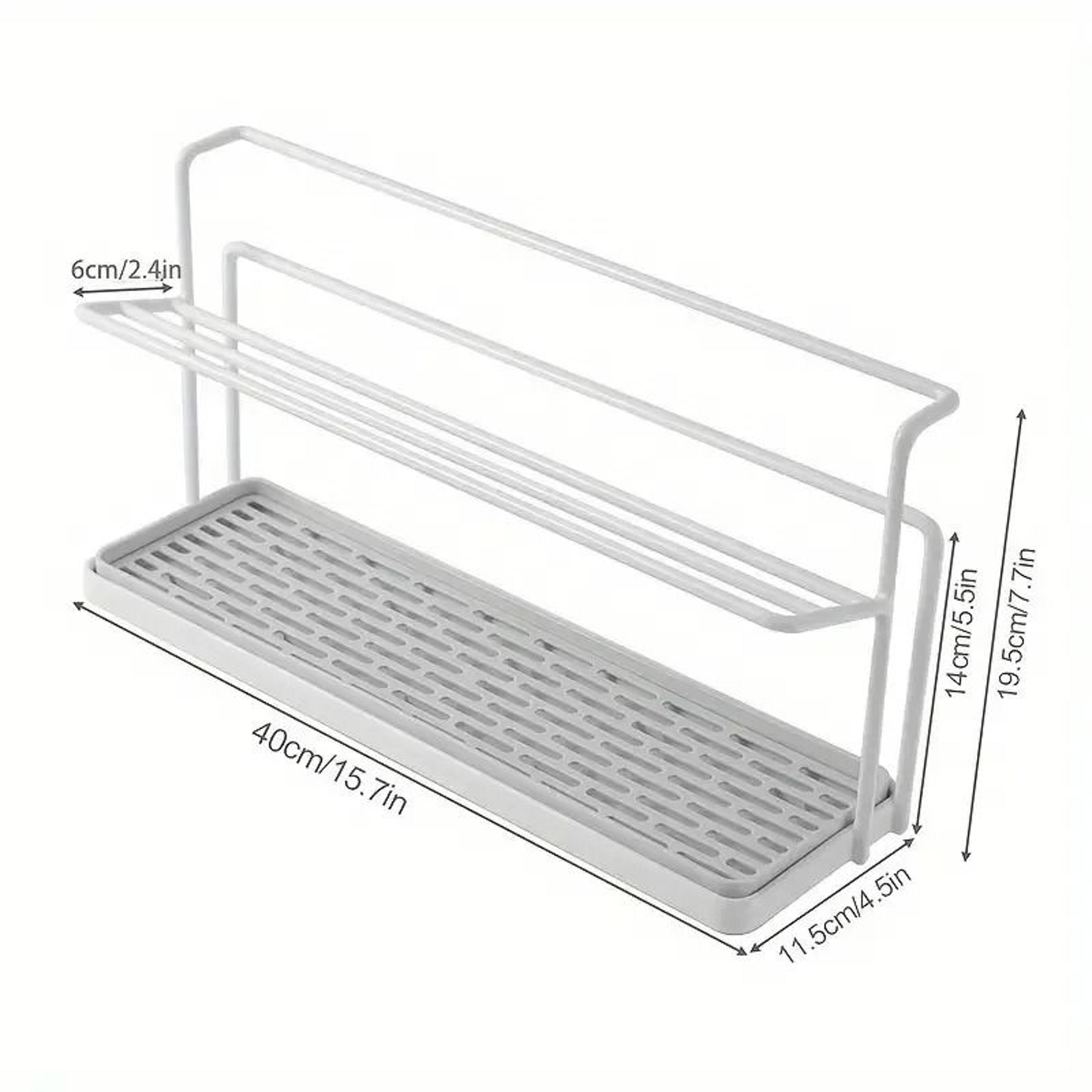 Stainless Steel Two Tier Bottle Drying Rack With Drain Tray 7