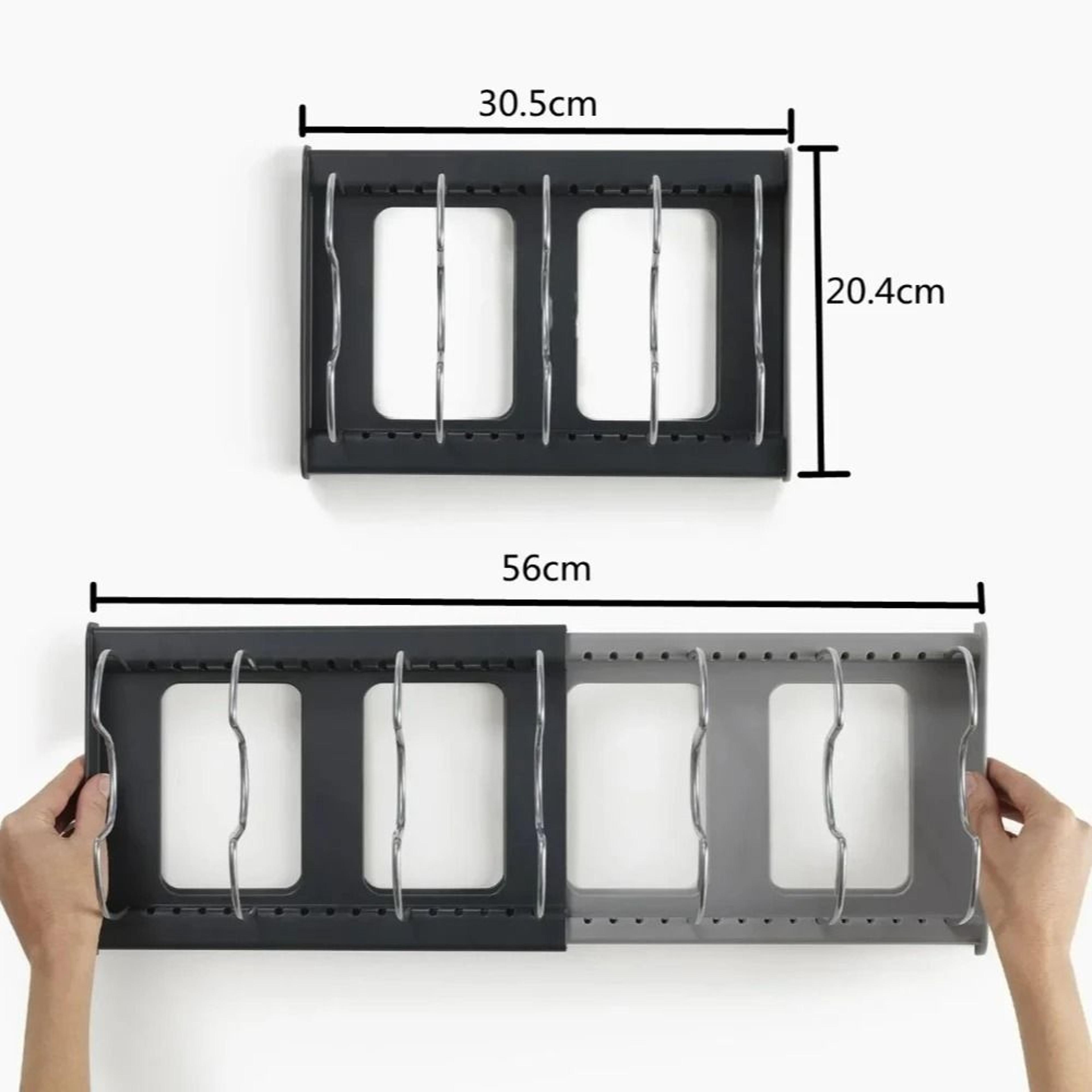 Expandable Pot And Pan Organizer Rack For Cabinet Storage 4